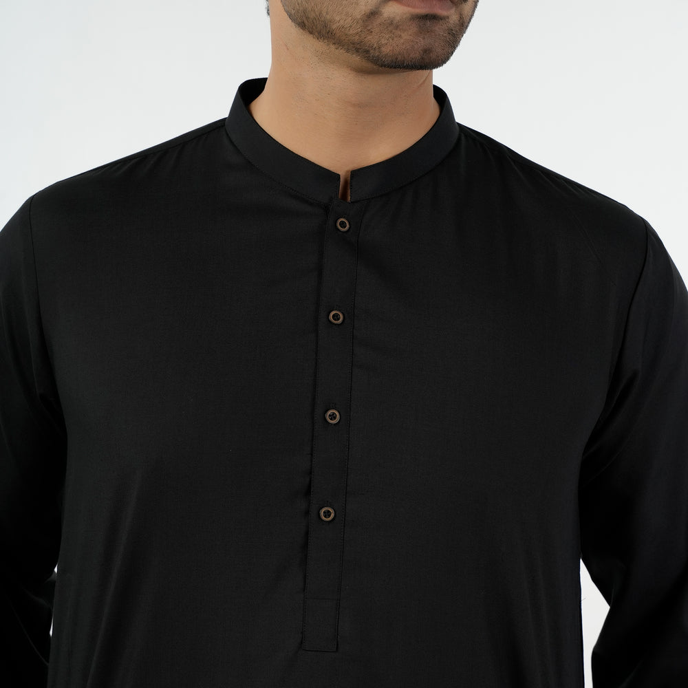 Eminent Men's Kurta Plain Shalwar Suit - Black, Men's Shalwar Kameez, Eminent, Chase Value