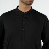 Eminent Men's Kurta Plain Shalwar Suit - Black, Men's Shalwar Kameez, Eminent, Chase Value