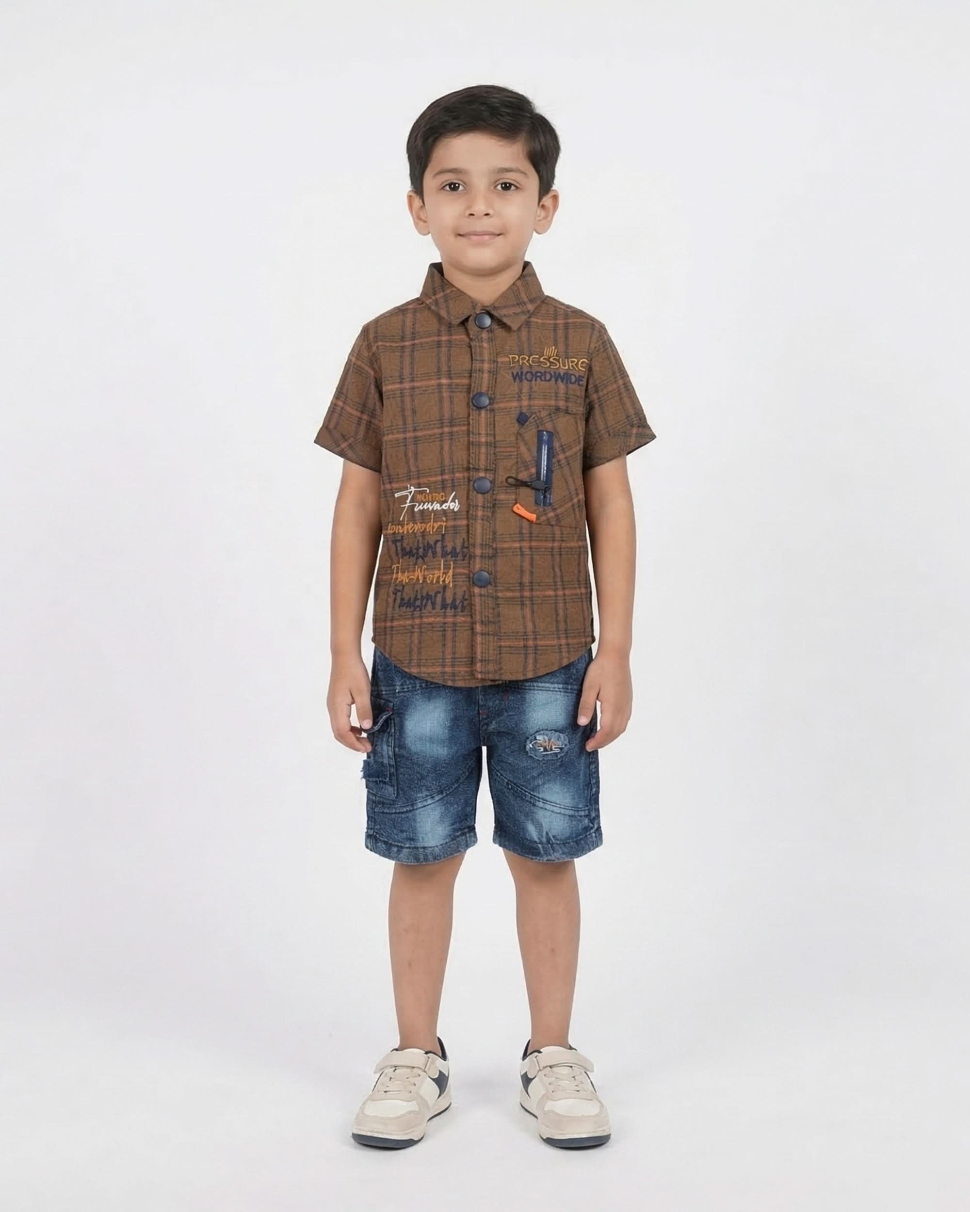 Boys Half Sleeves Short Suit, Boys Sets & Suits, Chase Value, Chase Value