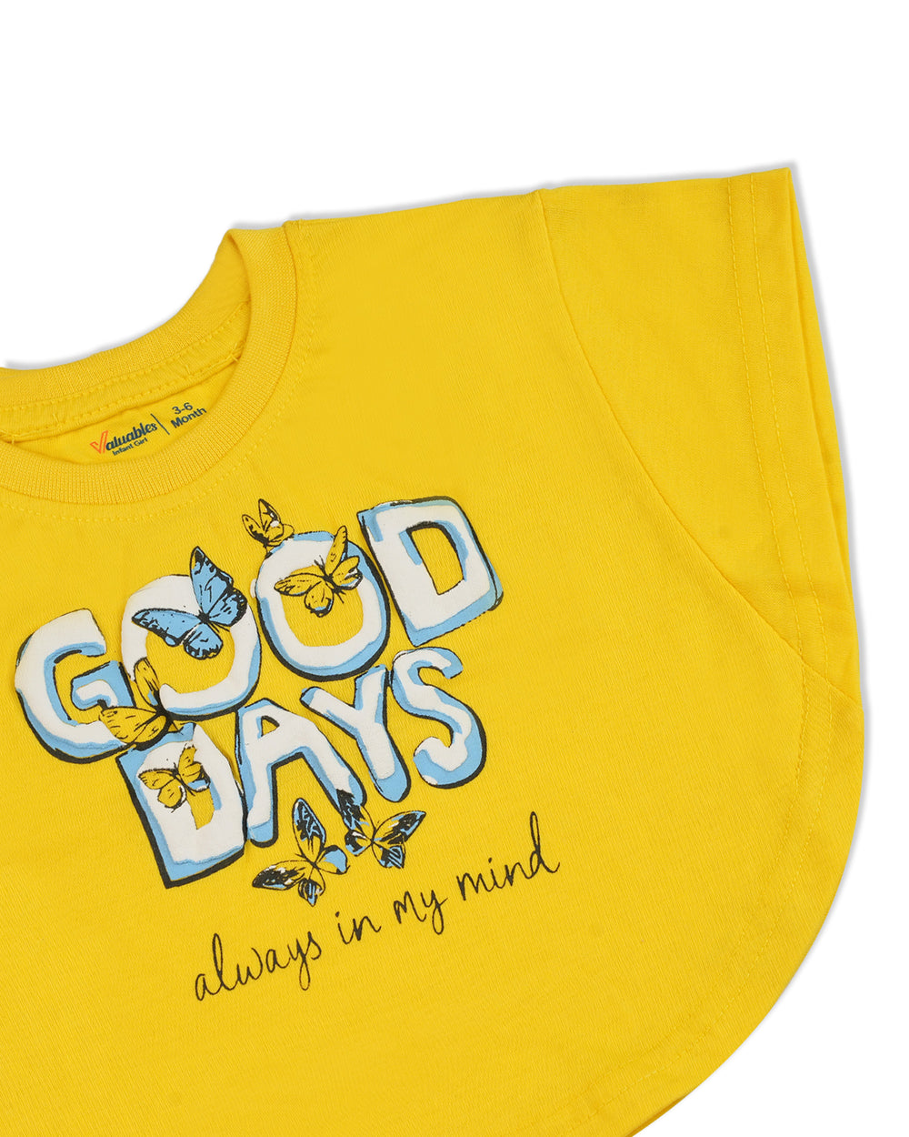 Valuables Newborn Girls Loose Fit T-Shirt, Newborn Girls T-Shirts, Chase Value, Chase Value