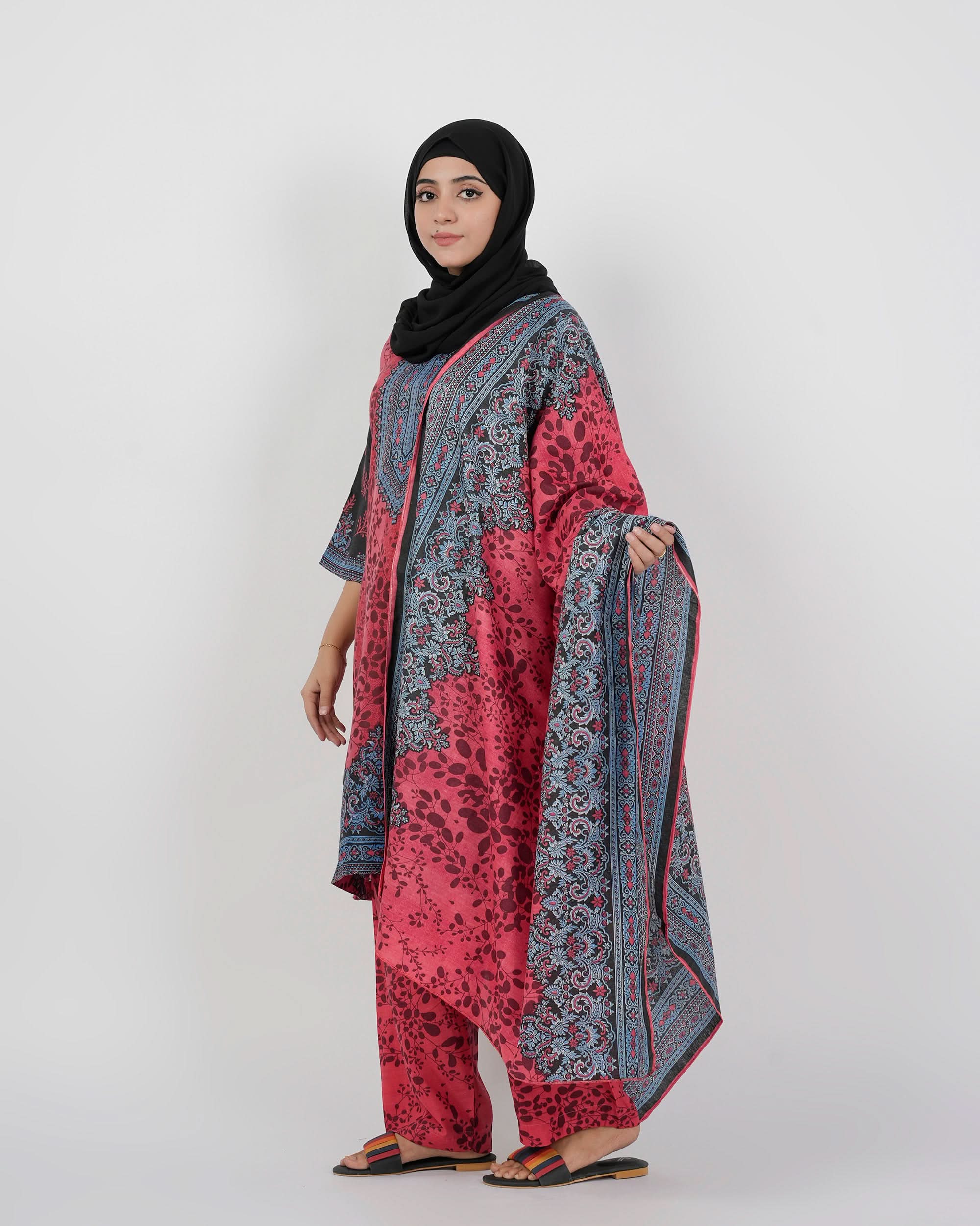 Gul Jee Shahzaib Women 3-Piece Unstitched Suit - 6, Women, 3Pcs Shalwar Suit, Chase Value, Chase Value