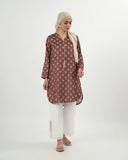 Valuables Women's Printed Jacquard Kurti