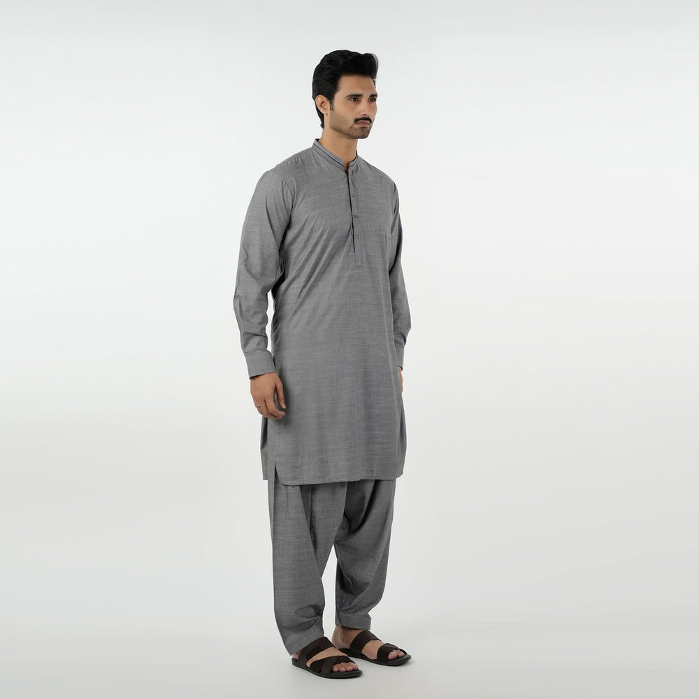 Eminent Men's Kurta Shalwar Suit - Dark Grey, Men's Shalwar Kameez, Eminent, Chase Value