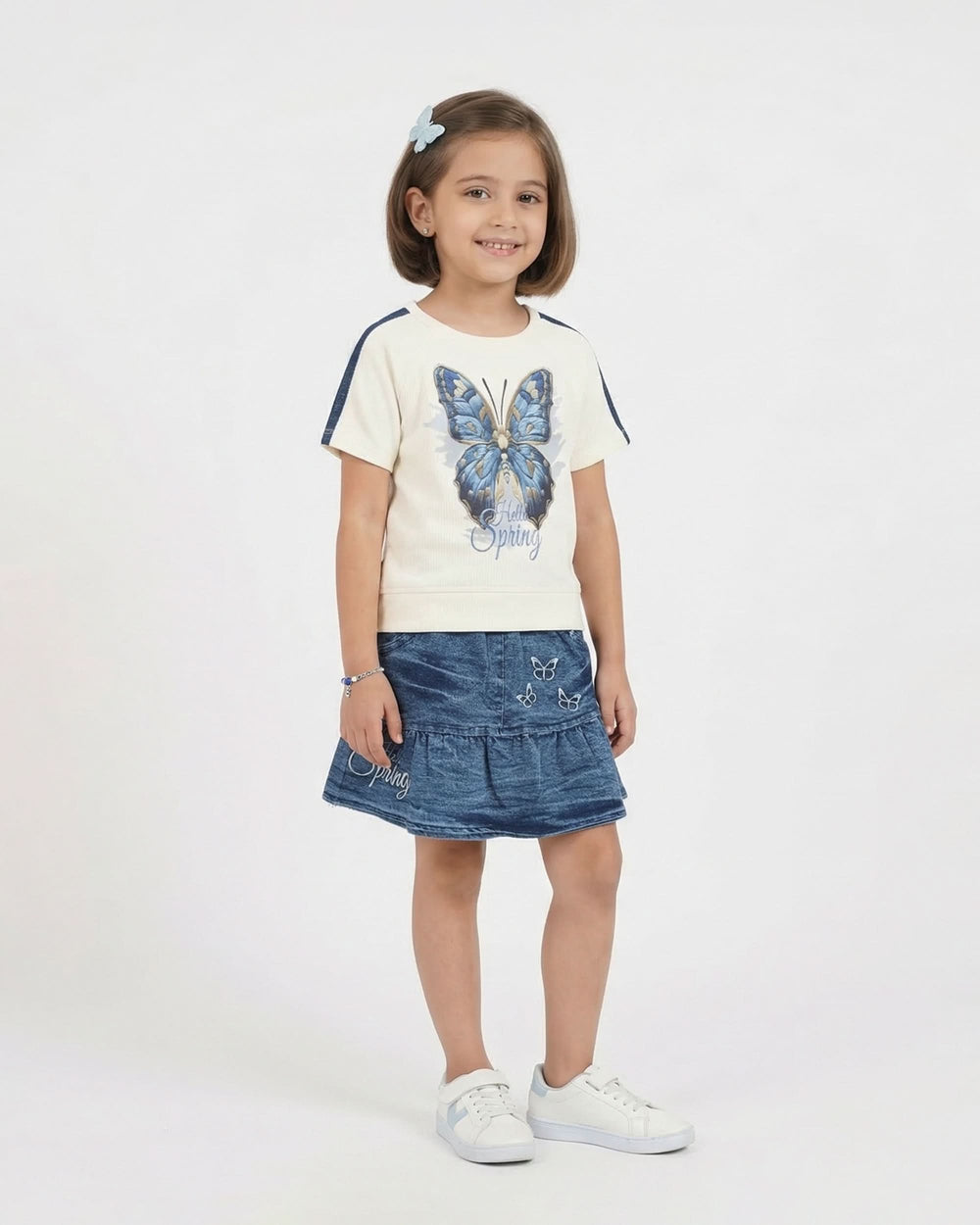 Valuables Girls Half Sleeves Skirt Suit, Girls Half Sleeves Suit, Chase Value, Chase Value
