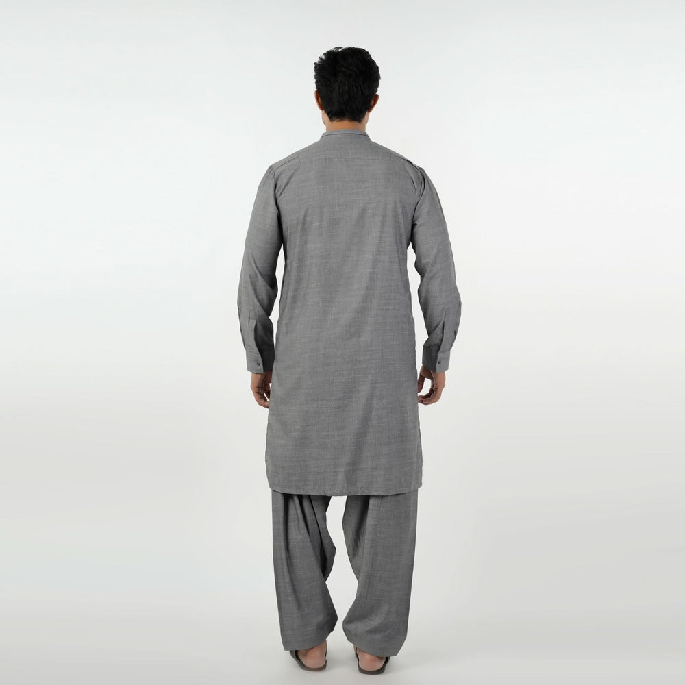 Eminent Men's Kurta Shalwar Suit - Dark Grey, Men's Shalwar Kameez, Eminent, Chase Value