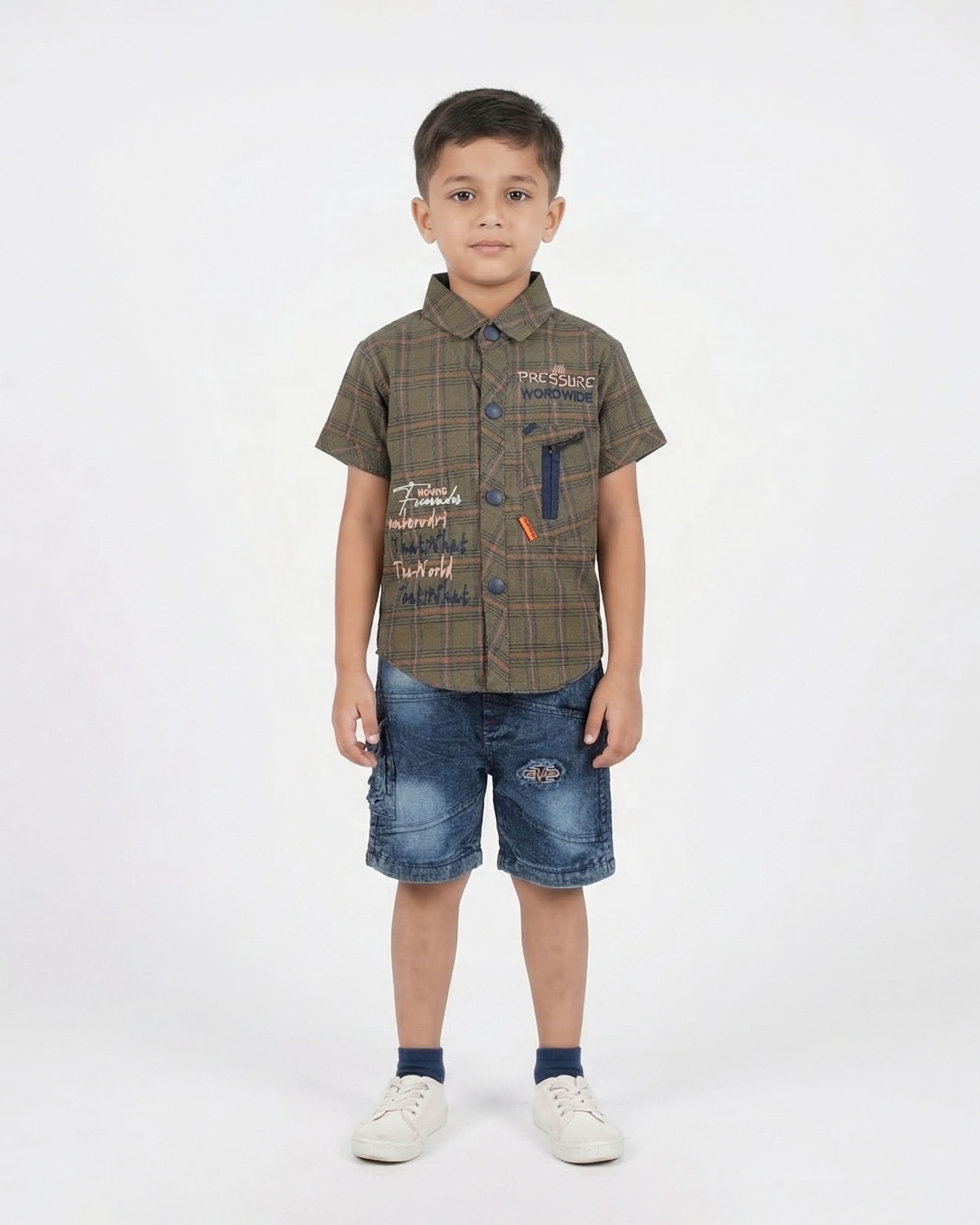 Boys Half Sleeves Short Suit, Boys Sets & Suits, Chase Value, Chase Value