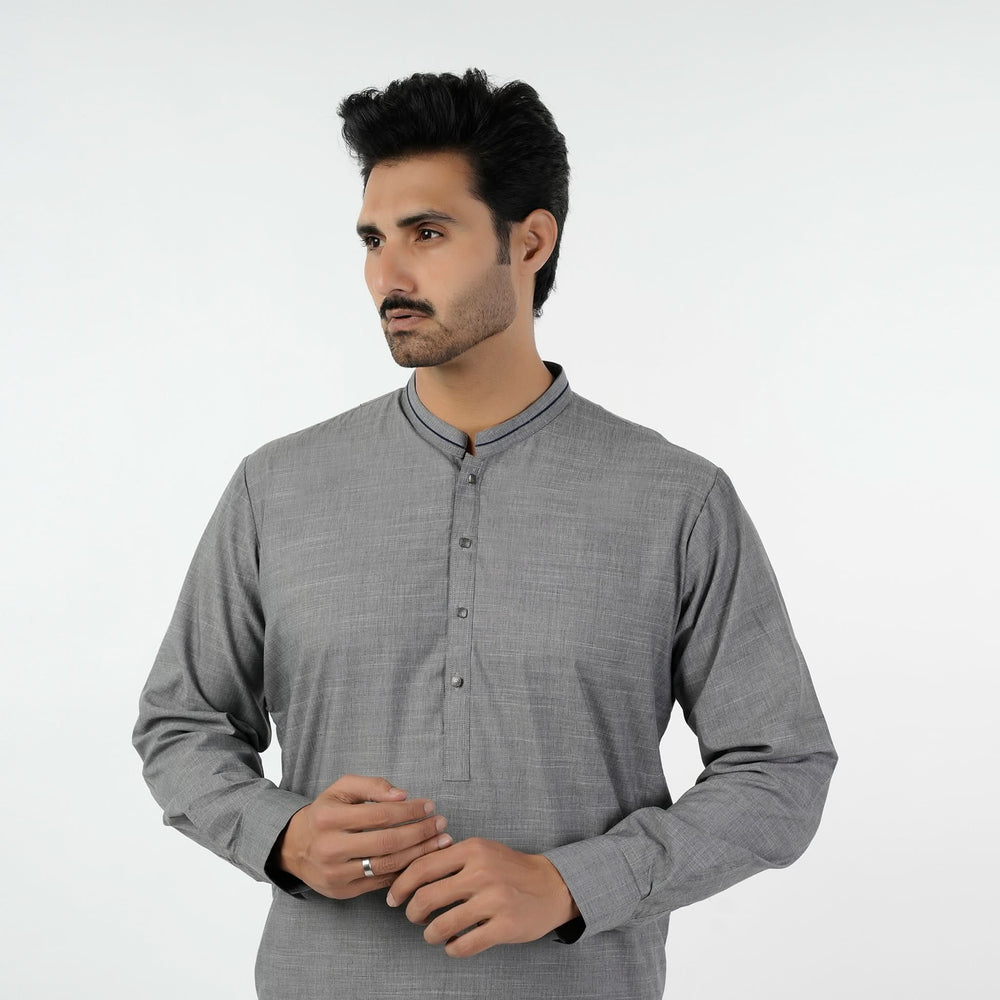 Eminent Men's Kurta Shalwar Suit - Dark Grey, Men's Shalwar Kameez, Eminent, Chase Value
