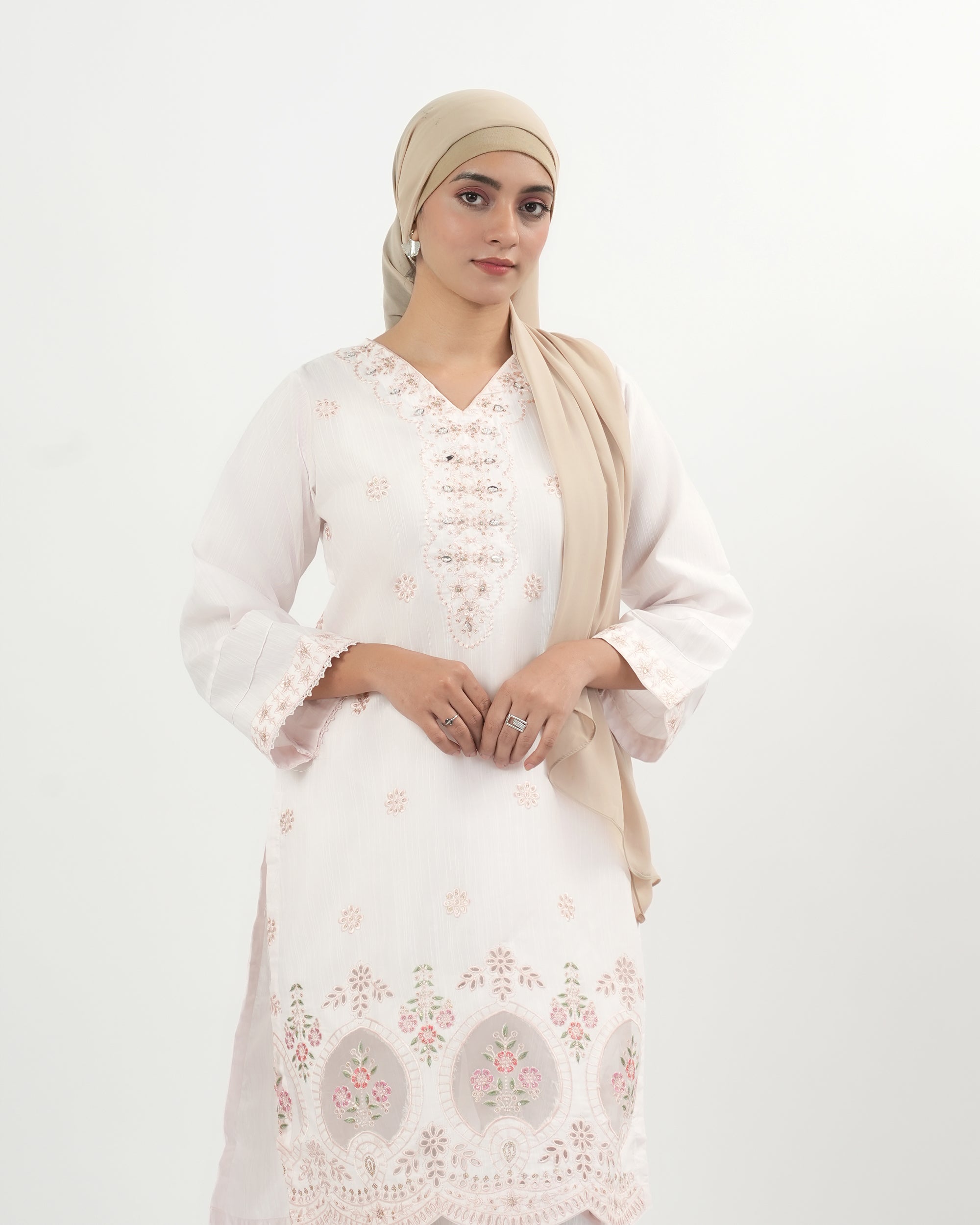 Valuables Women's Embroidered 2Pc Suit