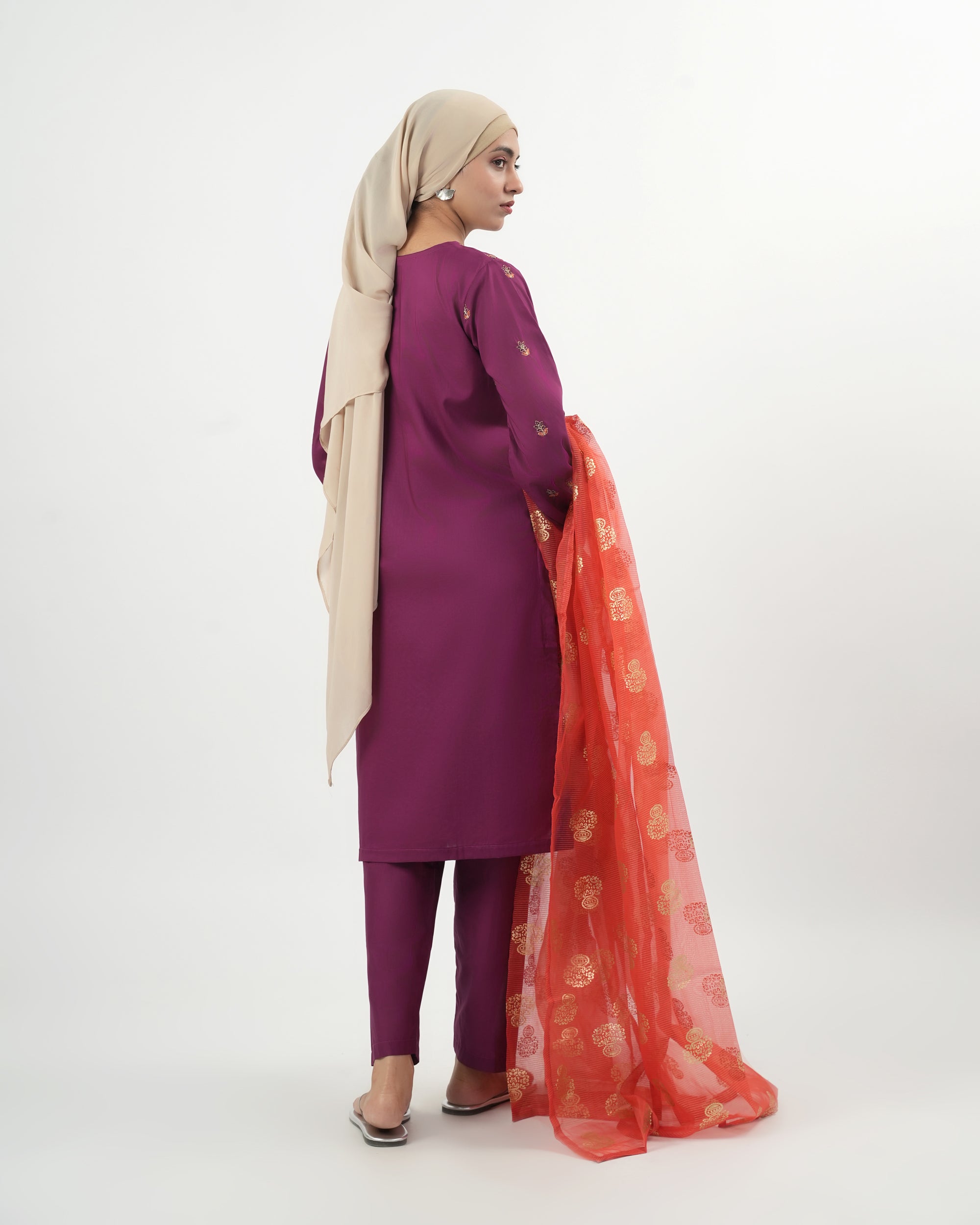 Valuables Women's Embroidered 3Pc Suit