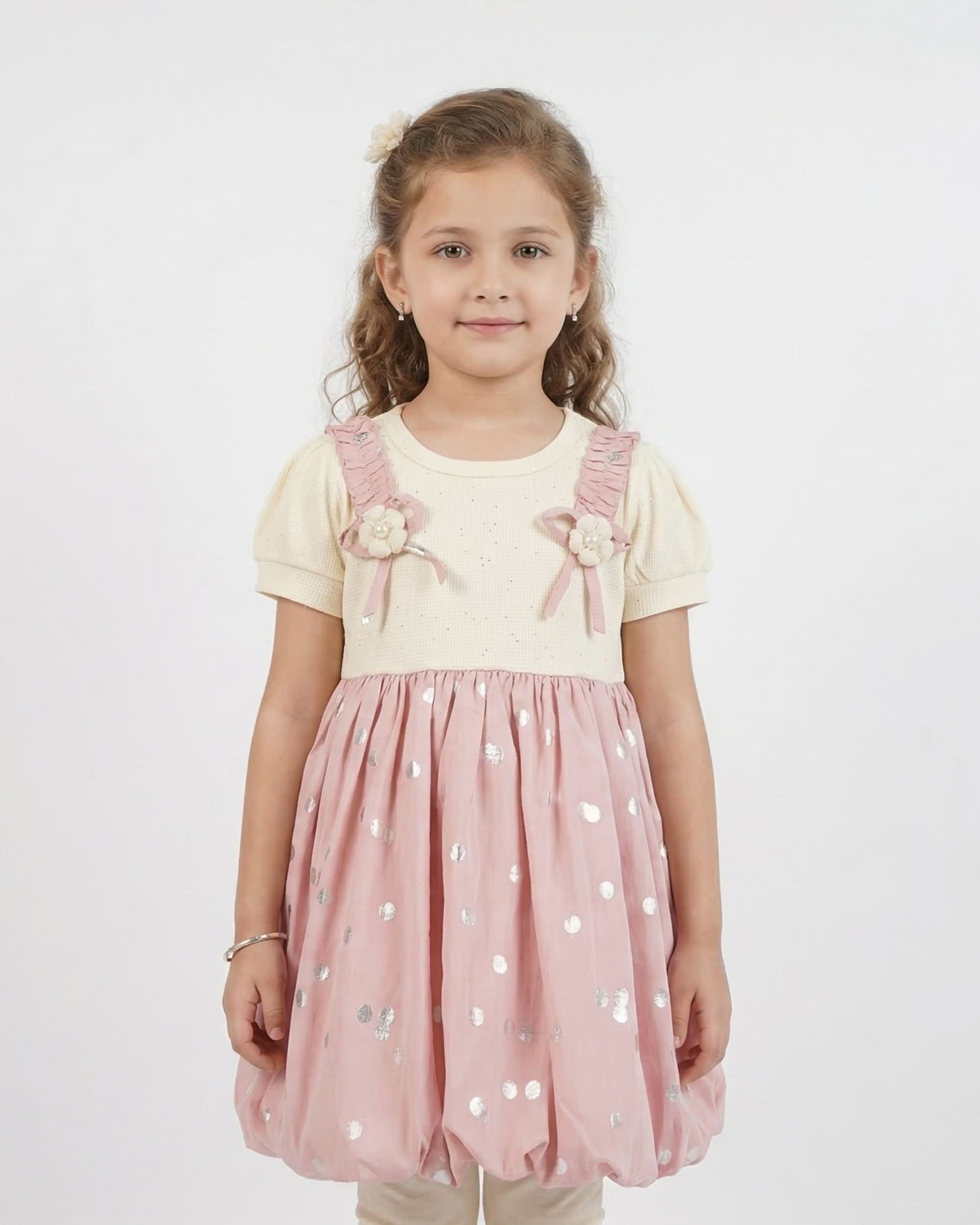 Girl’s Half Sleeves Frock, Girls Frocks, Chase Value, Chase Value