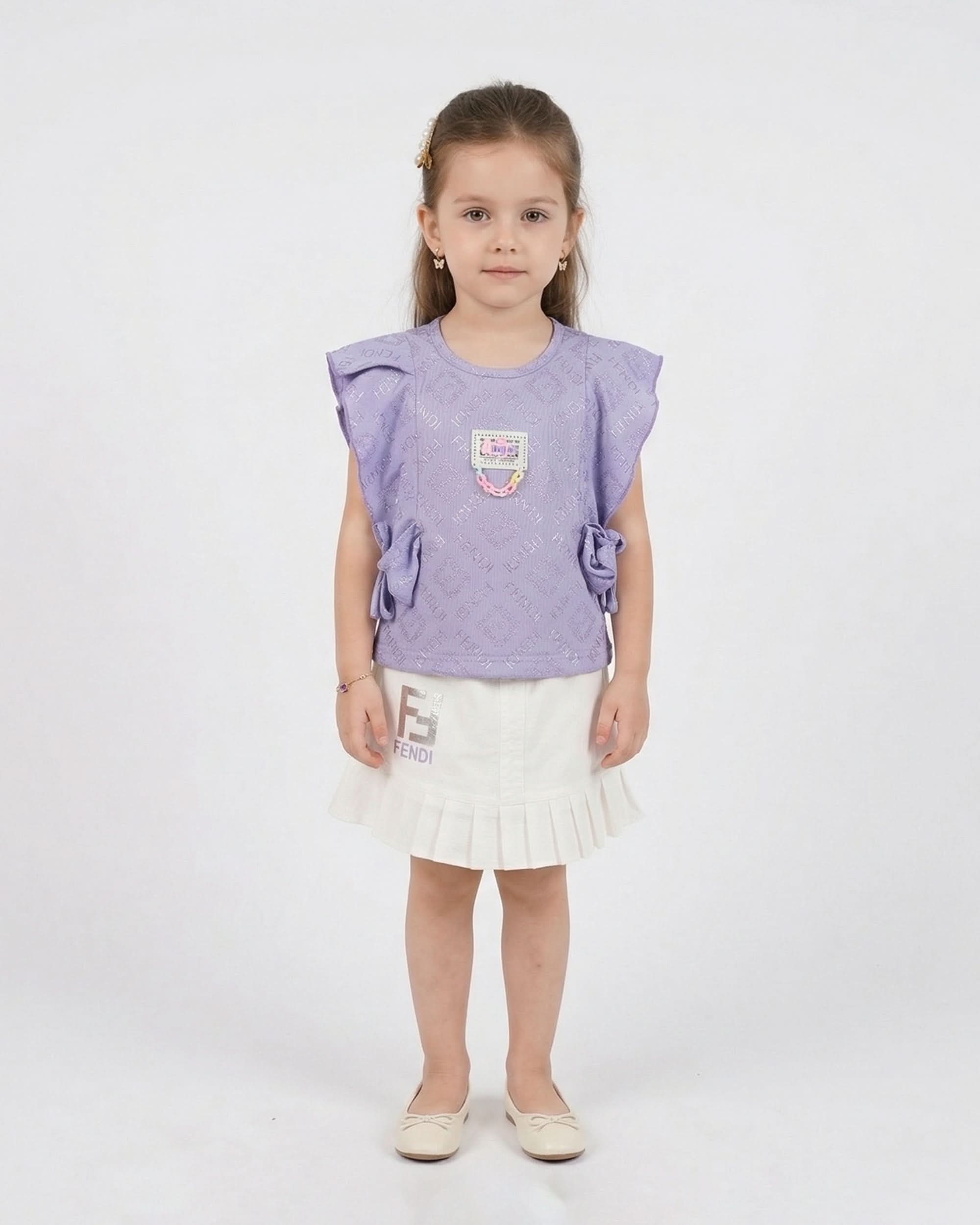 Valuables Girls Half Sleeves Skirt Suit, Girls Half Sleeves Suit, Chase Value, Chase Value