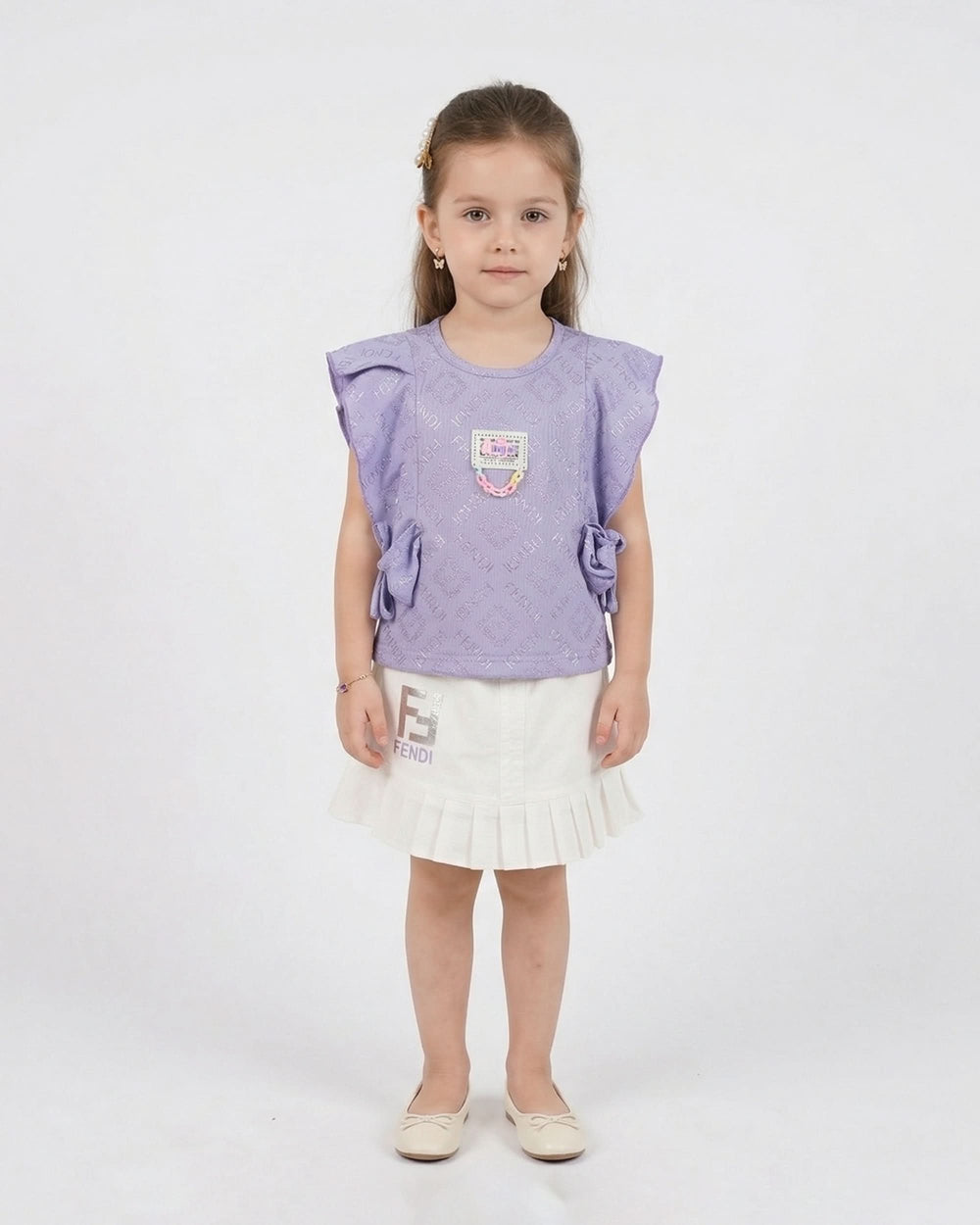 Valuables Girls Half Sleeves Skirt Suit, Girls Half Sleeves Suit, Chase Value, Chase Value