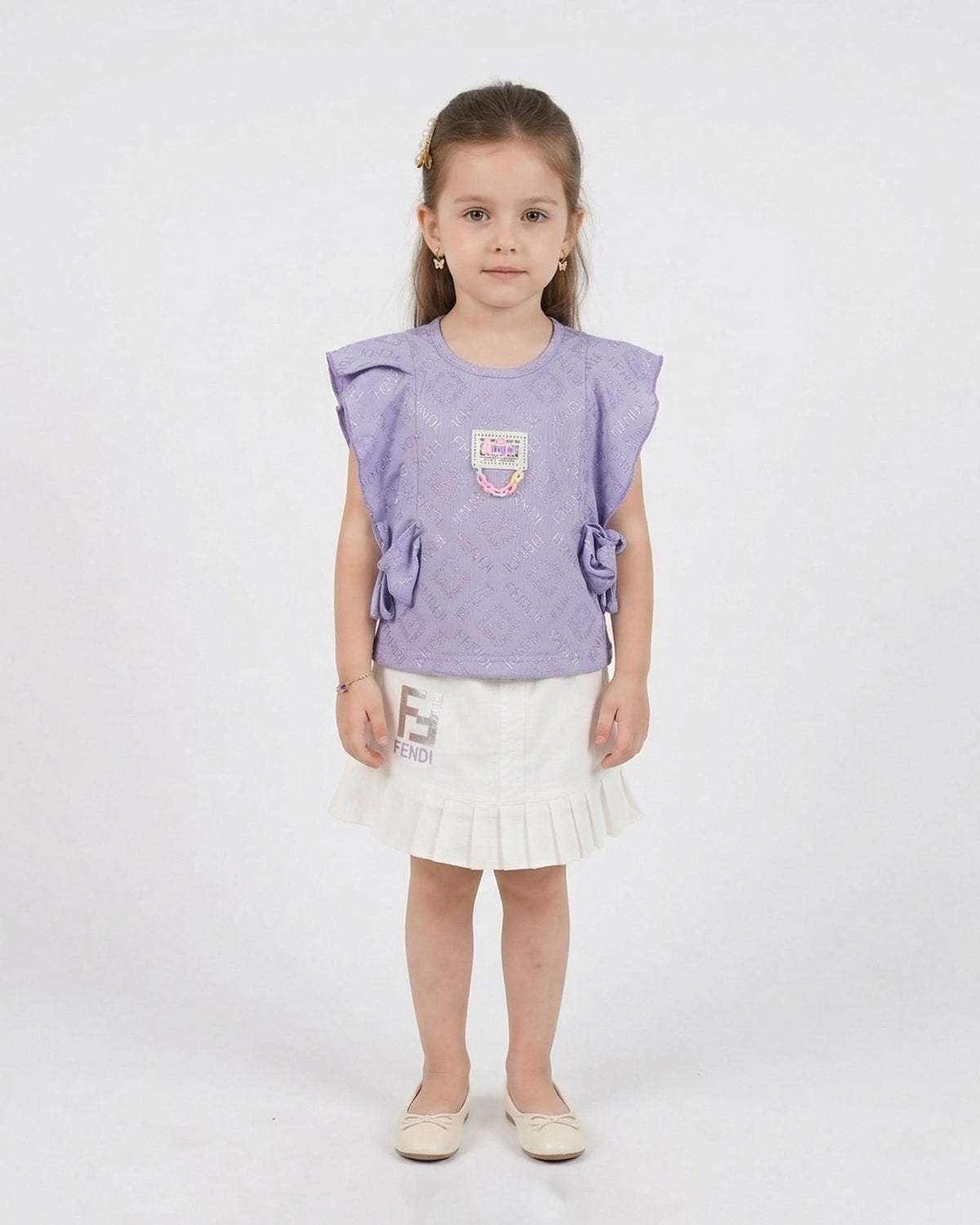 Valuables Girls Half Sleeves Skirt Suit, Girls Half Sleeves Suit, Chase Value, Chase Value