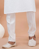 Men's  Cotton Silk Pajama - Off White