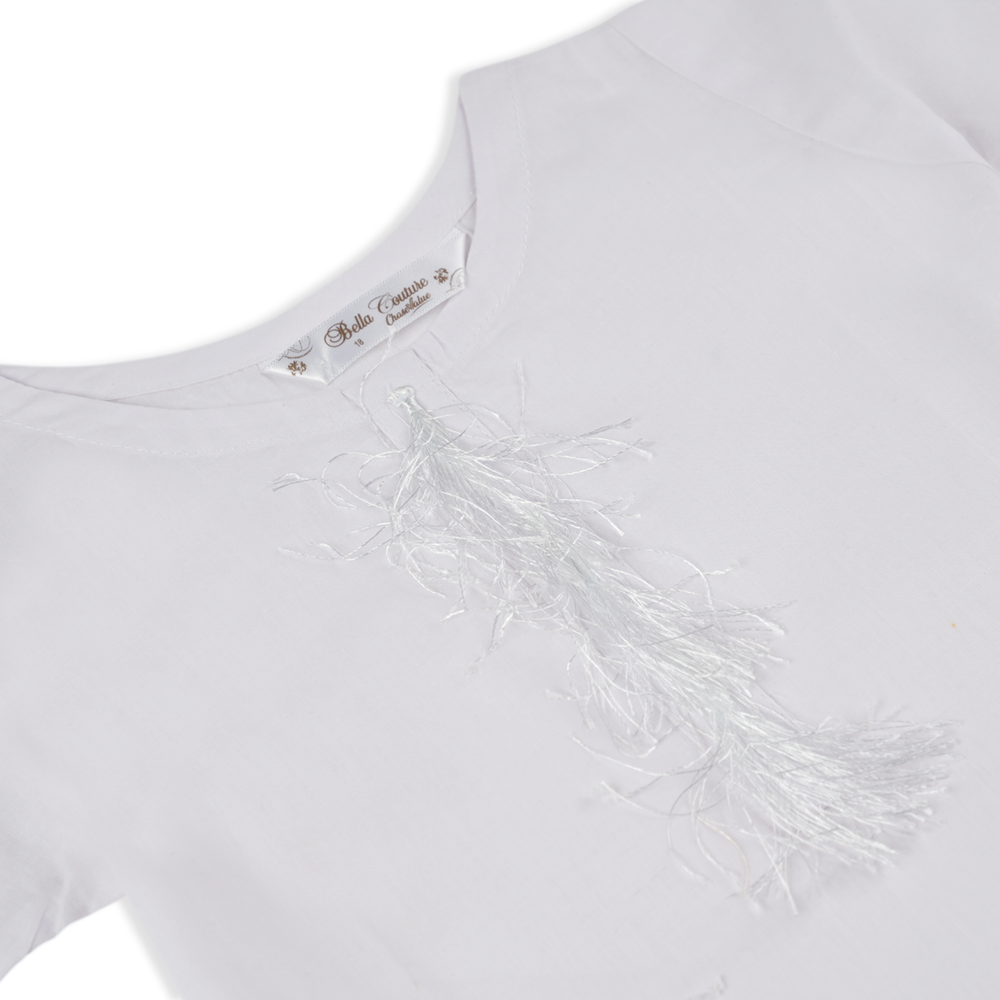 Girls Kurti - White, Girls Kurti, Chase Value, Chase Value