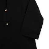 Girls Embroidered Kurti - Black, Girls Kurti, Chase Value, Chase Value