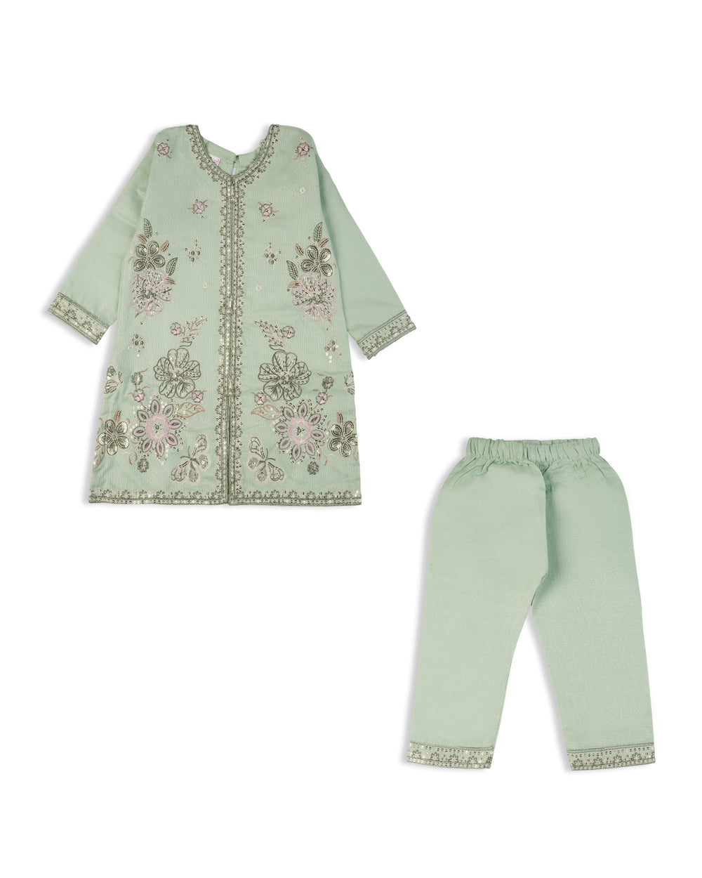Girl’s Embroidered Shalwar Suit, Girls Shalwar Kameez, Chase Value, Chase Value