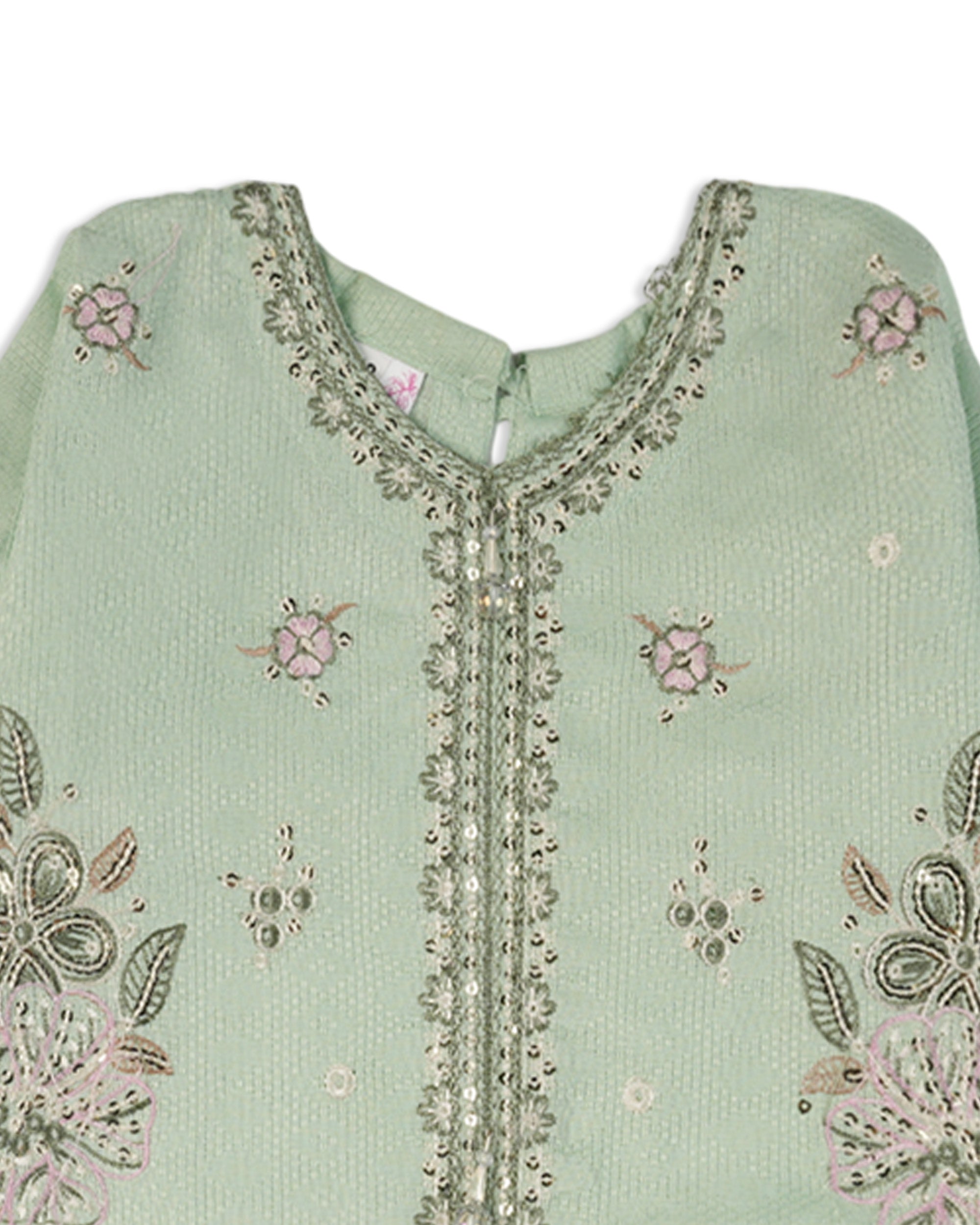 Girl’s Embroidered Shalwar Suit, Girls Shalwar Kameez, Chase Value, Chase Value