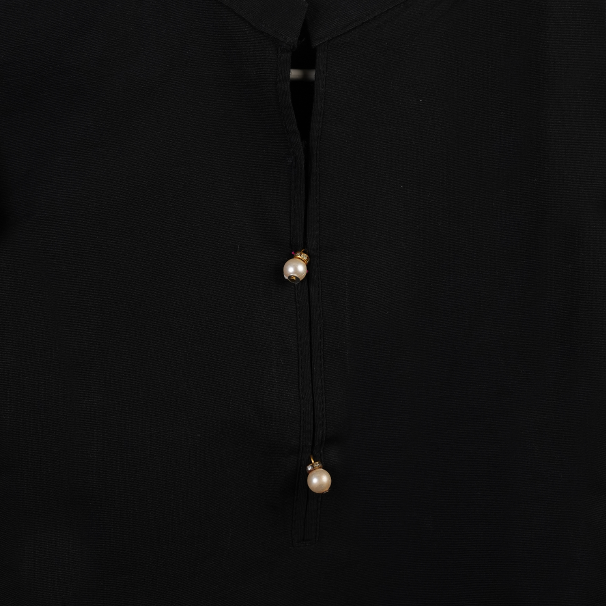 Girls Embroidered Kurti - Black, Girls Kurti, Chase Value, Chase Value