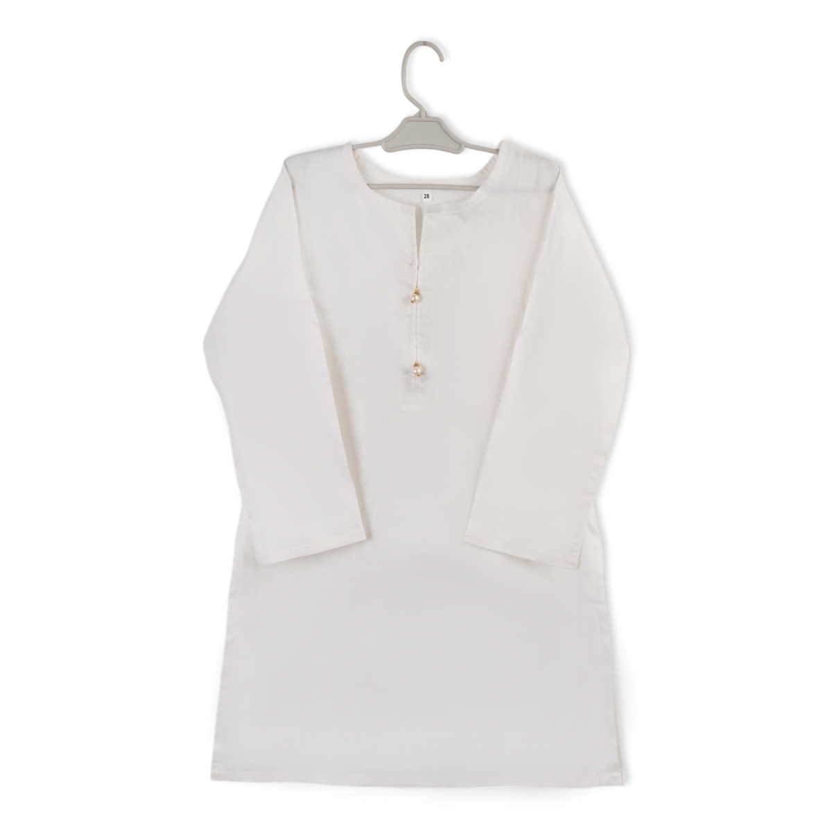 Girls Kurti - White, Girls Kurti, Chase Value, Chase Value