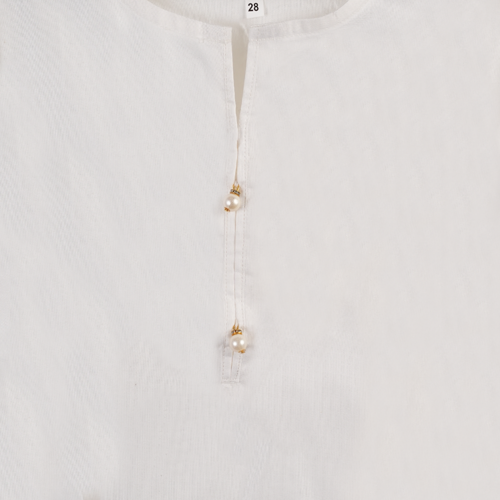 Girls Kurti - White, Girls Kurti, Chase Value, Chase Value