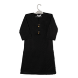 Girls Plain Kurti - Black, Girls Kurti, Chase Value, Chase Value