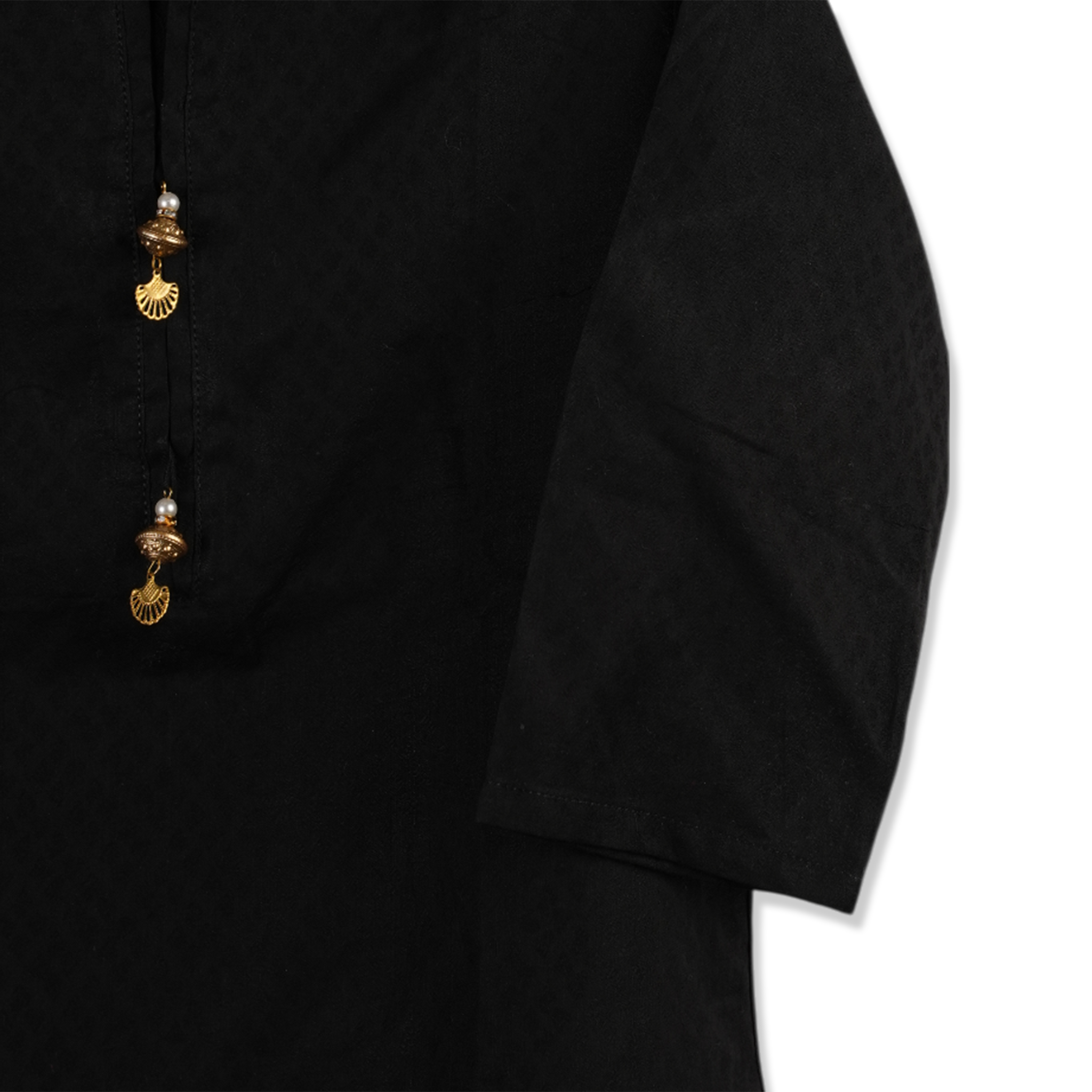 Girls Plain Kurti - Black, Girls Kurti, Chase Value, Chase Value