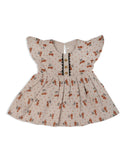 Newborn Girls Half Sleeves Frock, Newborn Girls Frocks, Chase Value, Chase Value