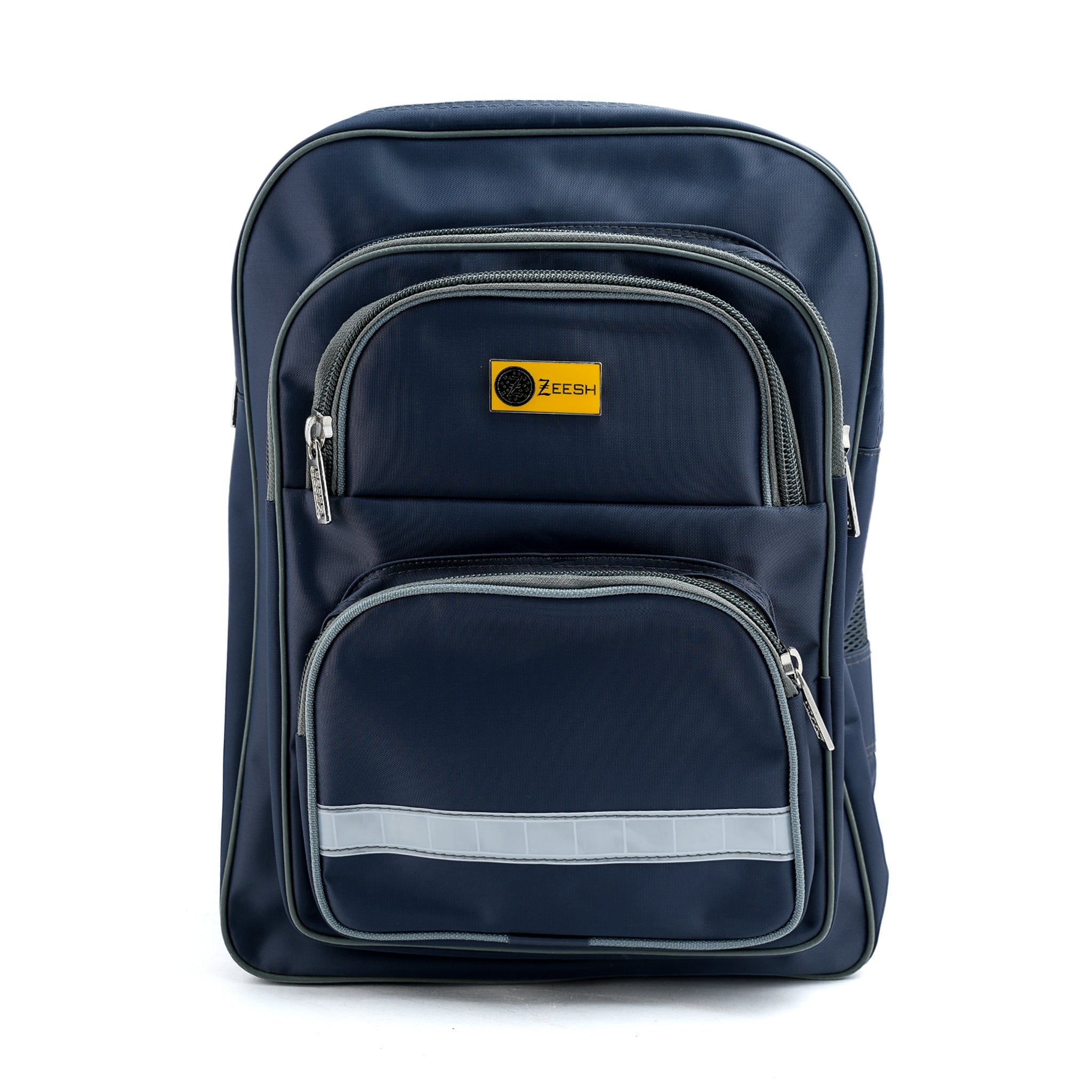 Kids School Backpack 17" Zee-216 - Grey, School Bags, Chase Value, Chase Value