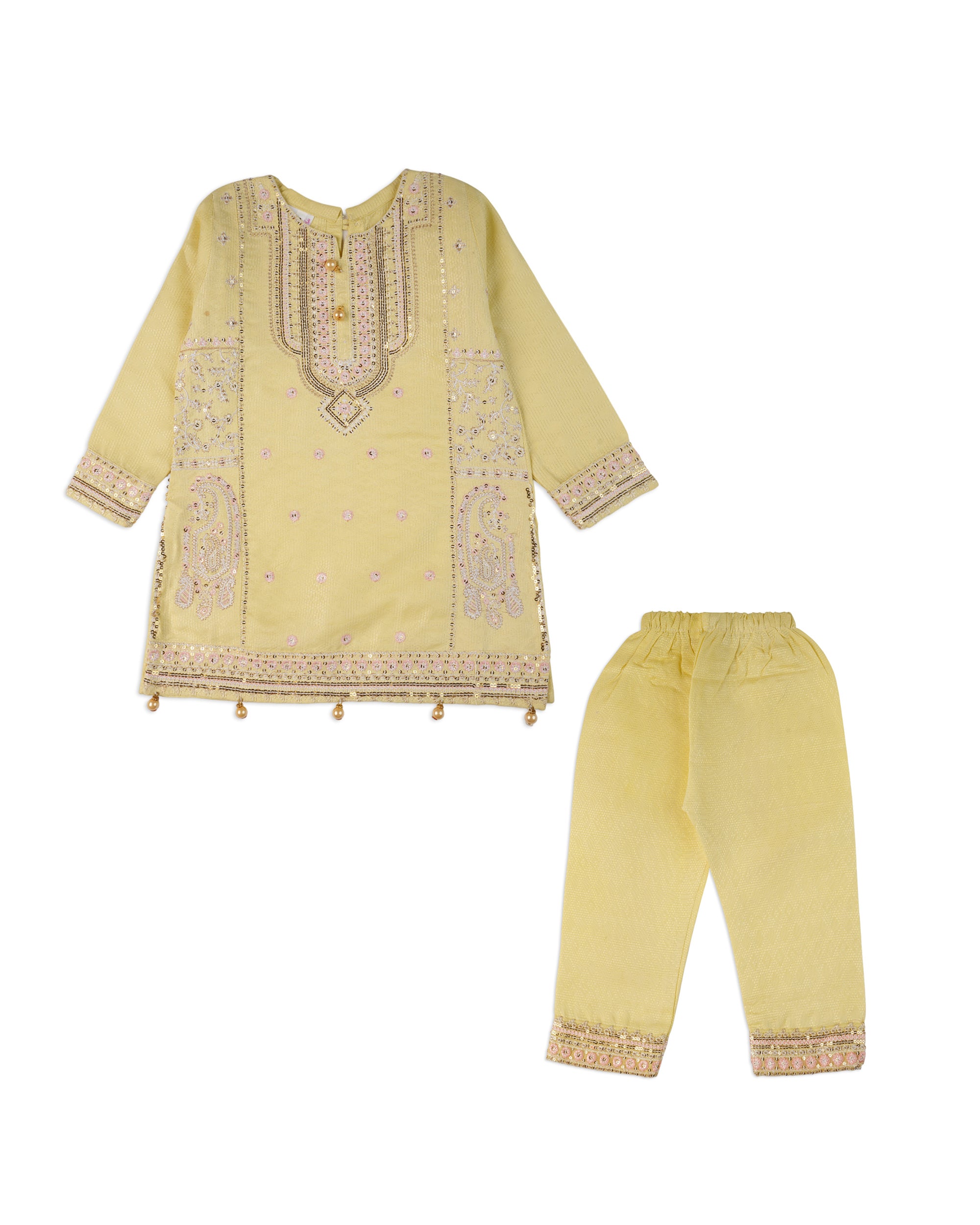 Girl’s Embroidered Shalwar Suit, Girls Shalwar Kameez, Chase Value, Chase Value