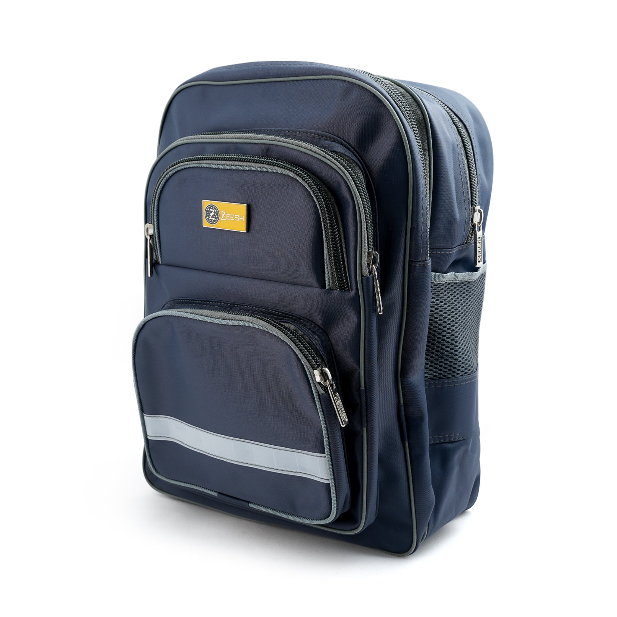 Kids School Backpack 17" Zee-216 - Grey, School Bags, Chase Value, Chase Value