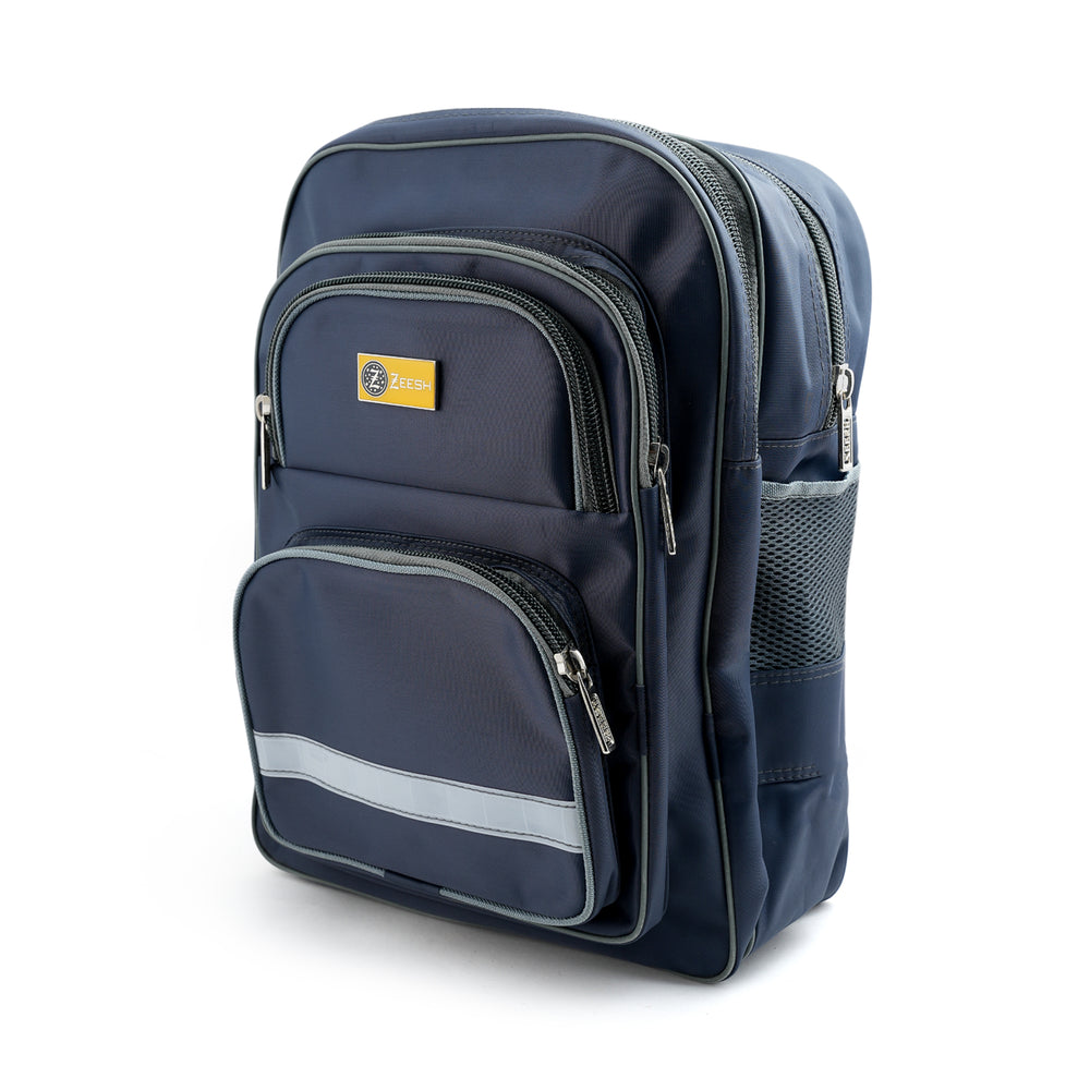 Kids School Backpack 17" Zee-216 - Grey, School Bags, Chase Value, Chase Value