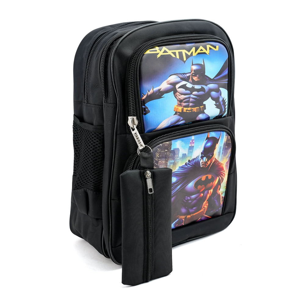 Kids School Backpack 15.5" Zee-214 - Black, School Bags, Chase Value, Chase Value