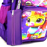 Kids School Backpack 15.5" Zee-214 - Purple, School Bags, Chase Value, Chase Value