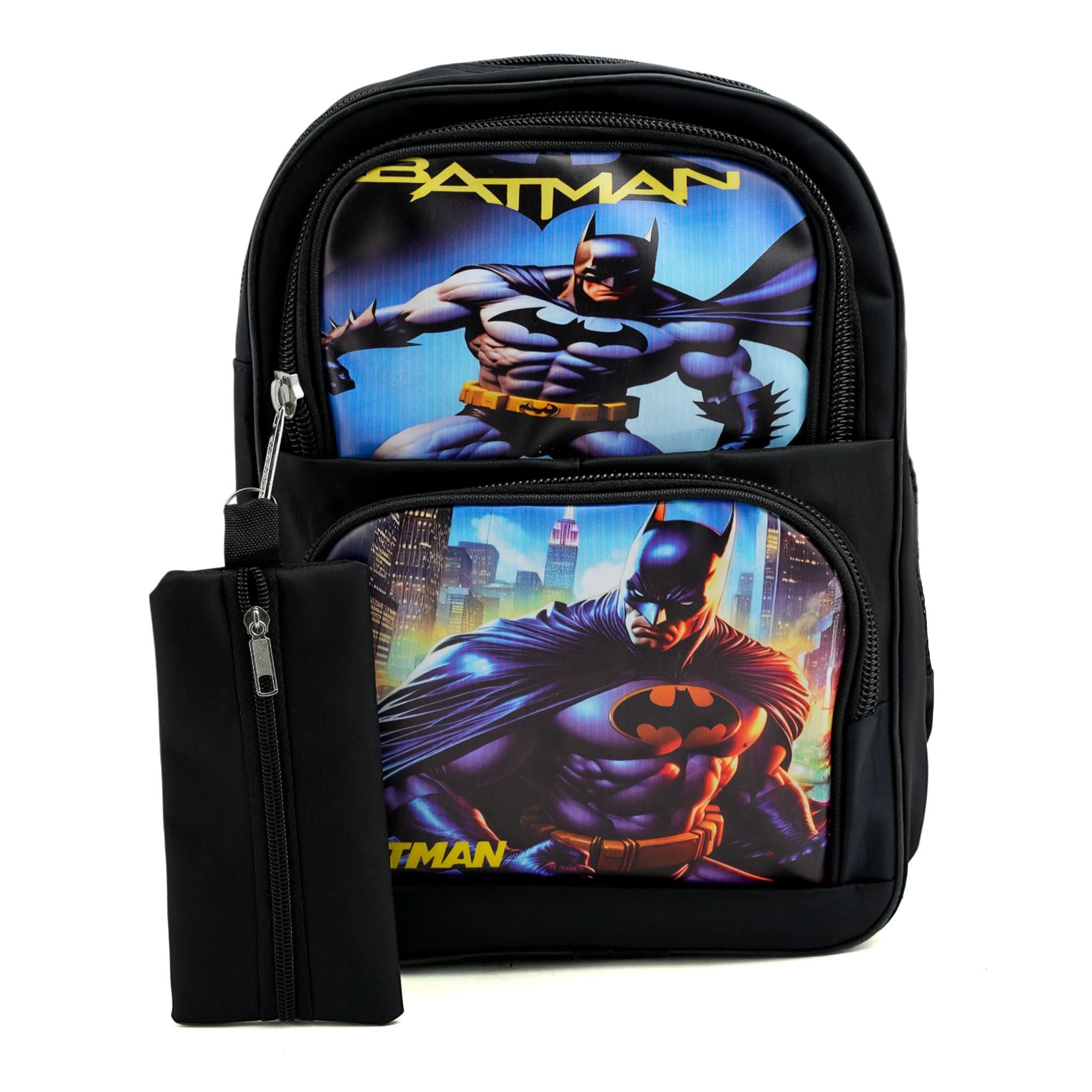 Kids School Backpack 14.5" Zee-214 - Black, School Bags, Chase Value, Chase Value