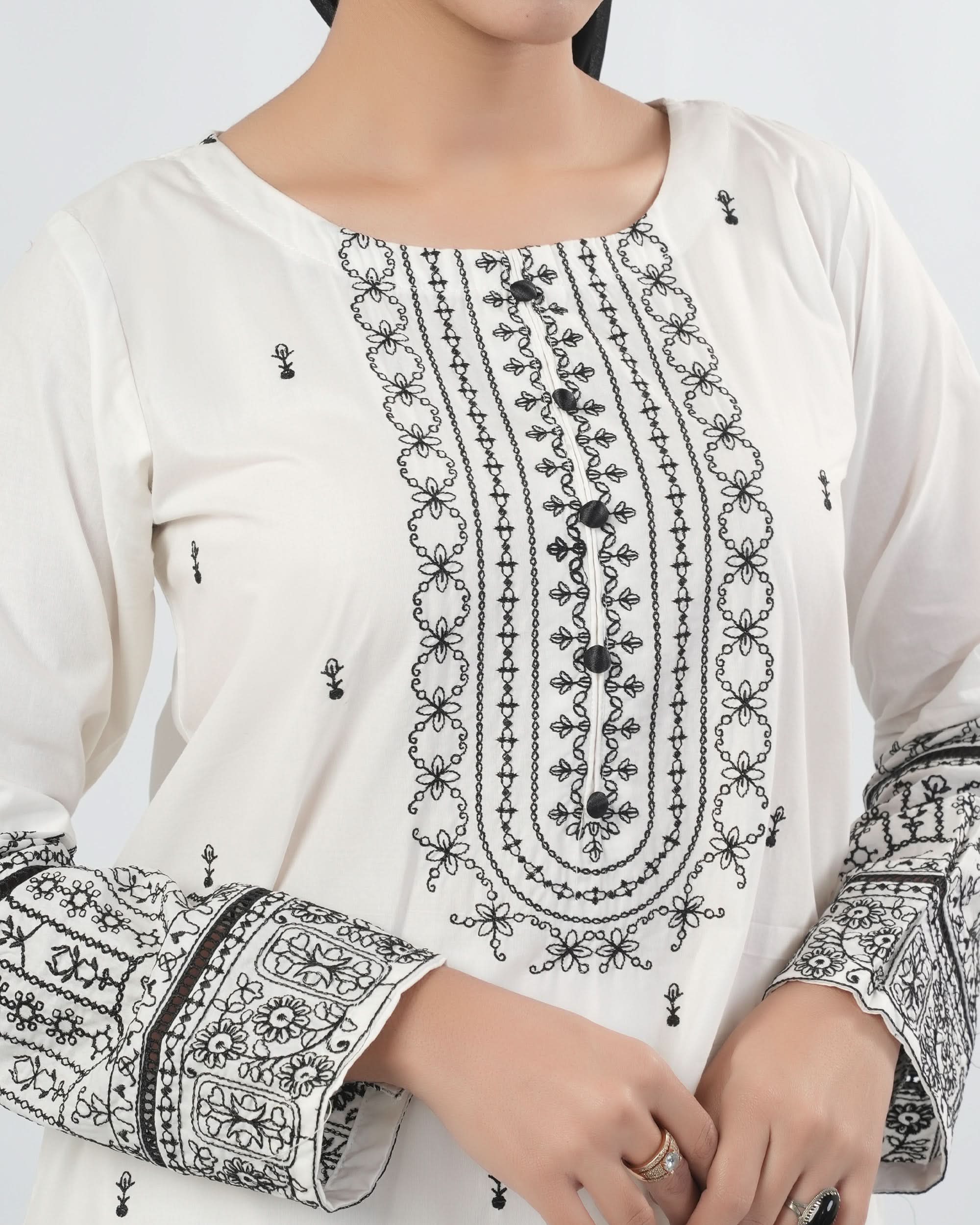 Valuables Women’s Embroidered 3 Pcs Suit, Women Shalwar Suits, Chase Value, Chase Value