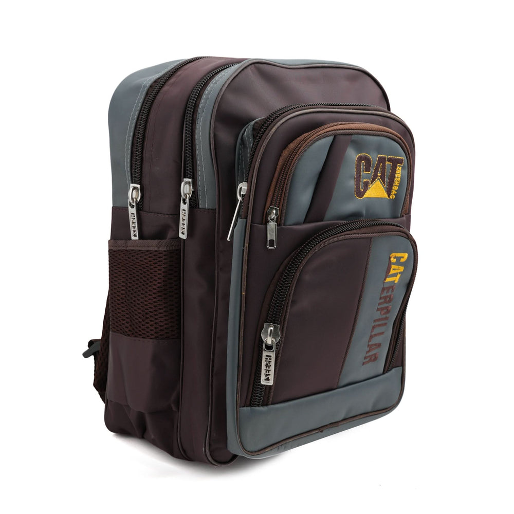 Kids School Backpack 15.5" Zee-213 - Brown, School Bags, Chase Value, Chase Value