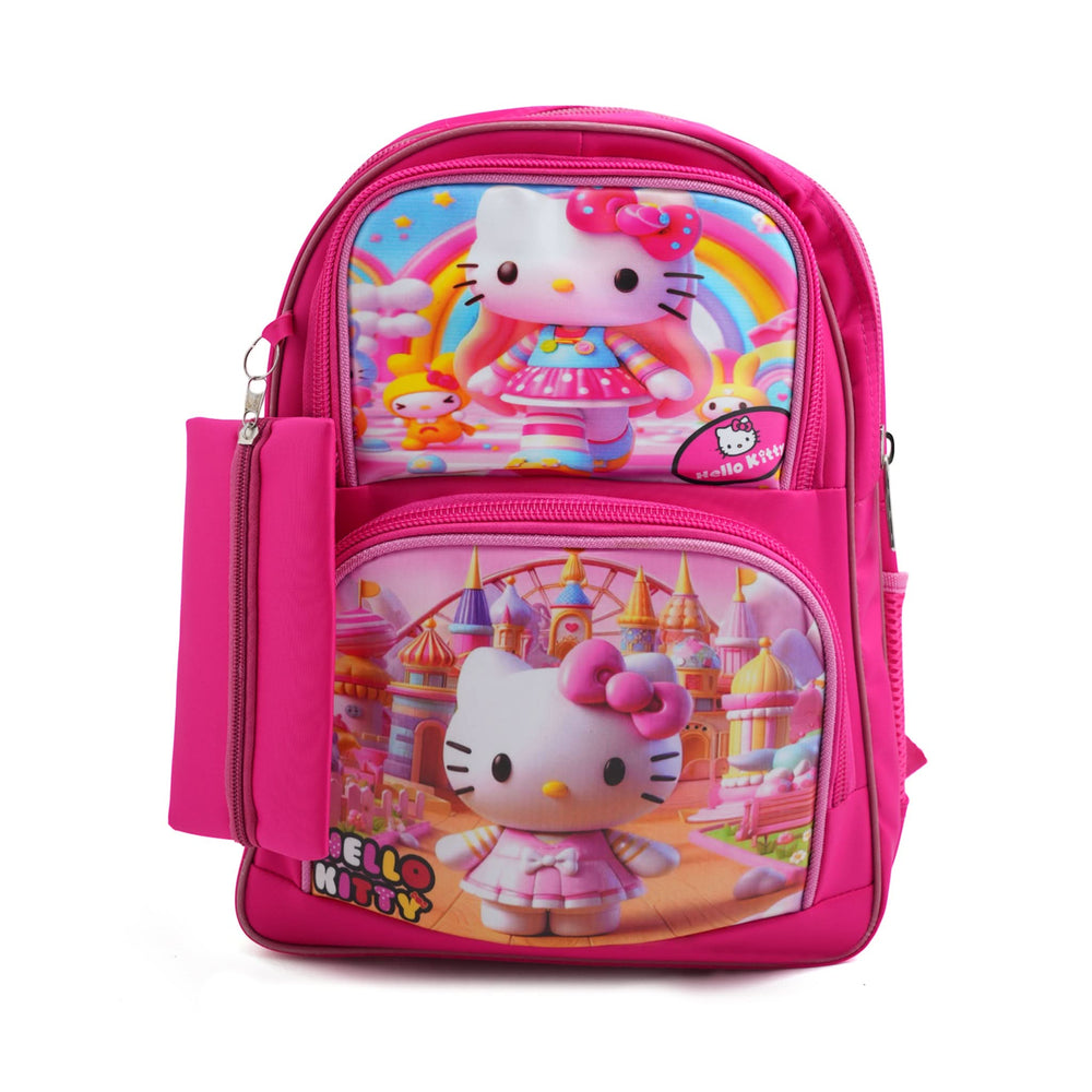 Kids School Backpack 14.5" Zee-214 - Pink, School Bags, Chase Value, Chase Value