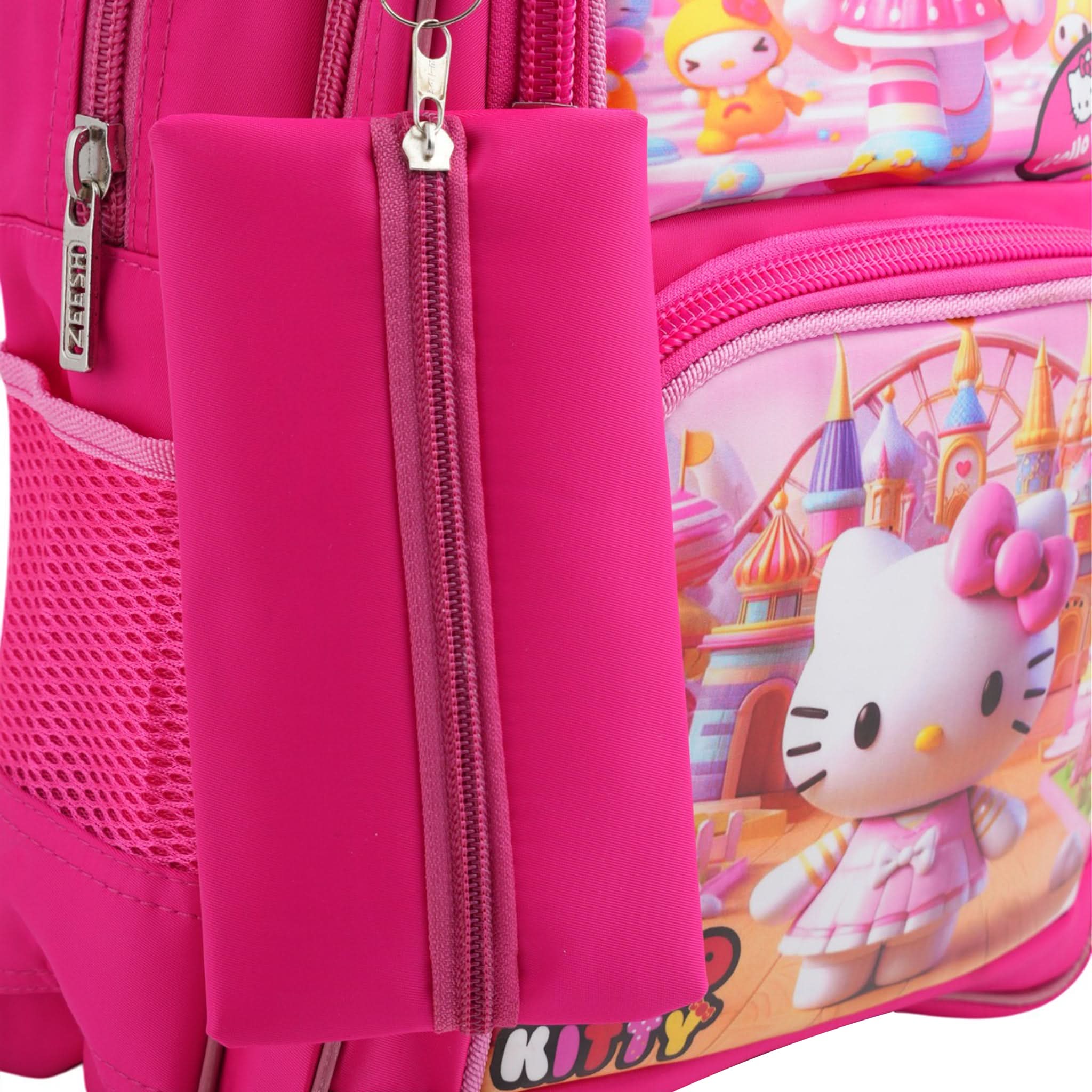 Kids School Backpack 14.5" Zee-214 - Pink, School Bags, Chase Value, Chase Value