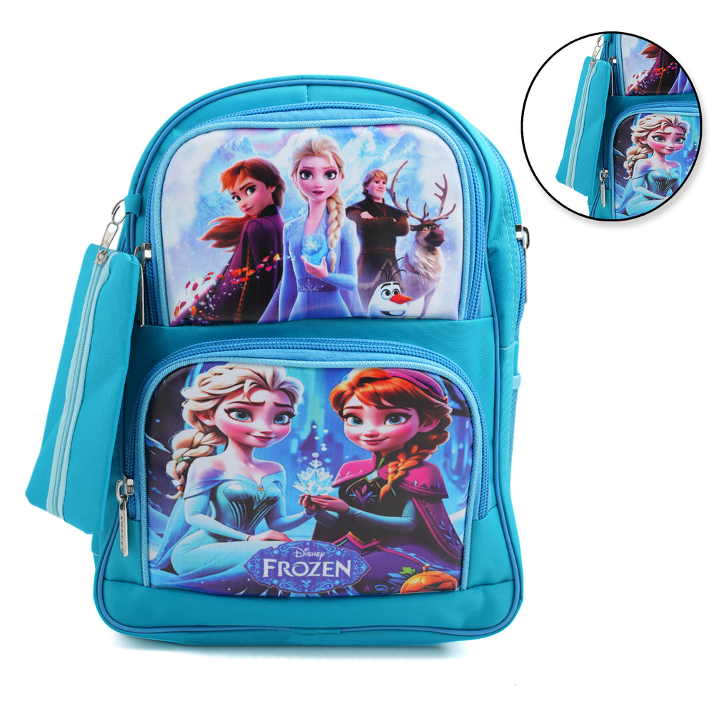 Kids School Backpack 14.5" Zee-214 - Sea Green, School Bags, Chase Value, Chase Value