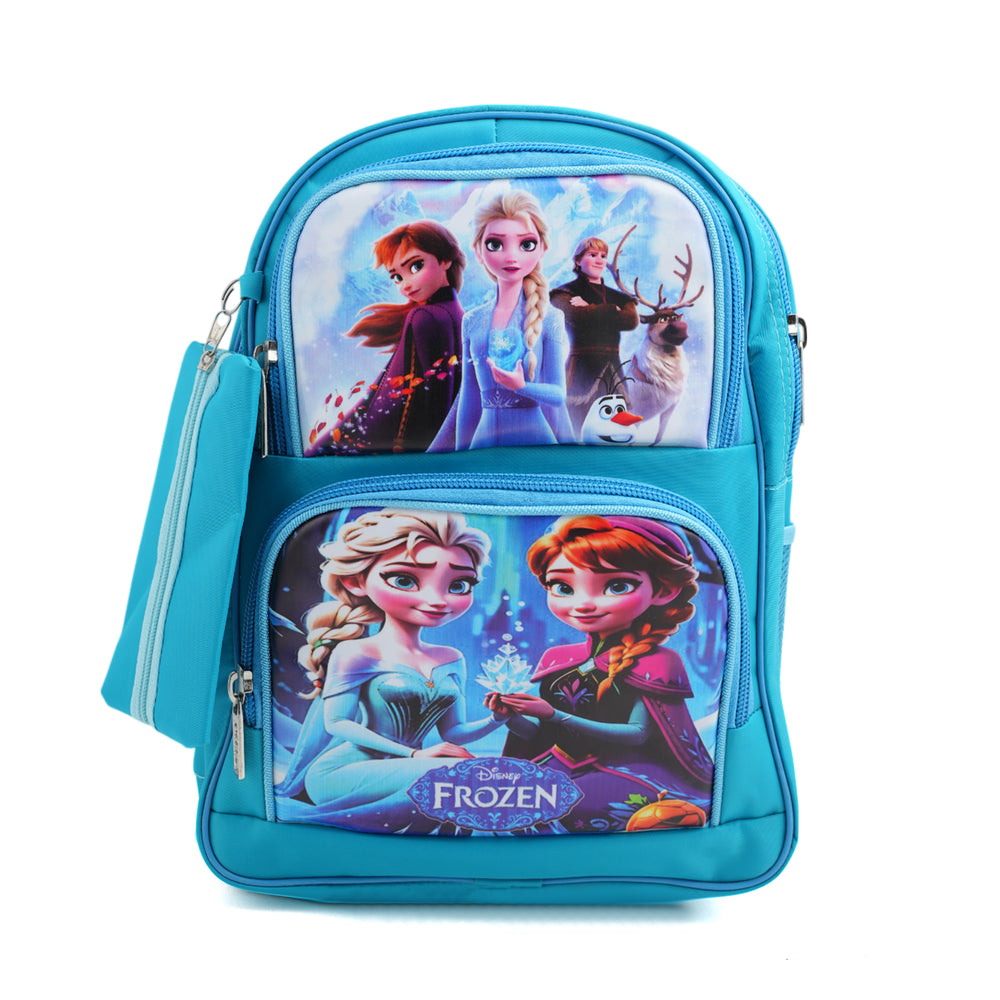 Kids School Backpack 14.5" Zee-214 - Sea Green, School Bags, Chase Value, Chase Value