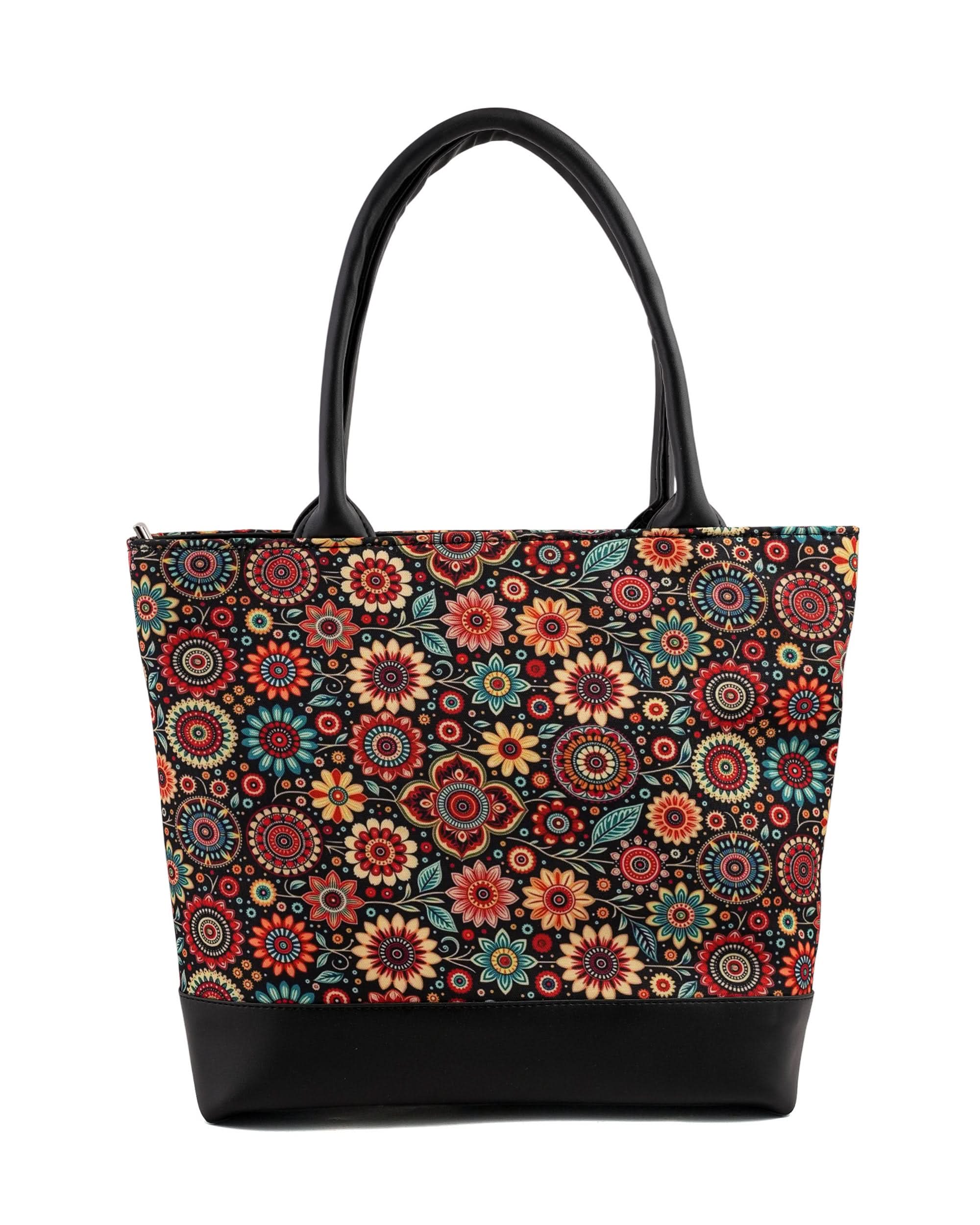 Women's Canvas Rexine Tote Bag, Women Bags, Chase Value, Chase Value