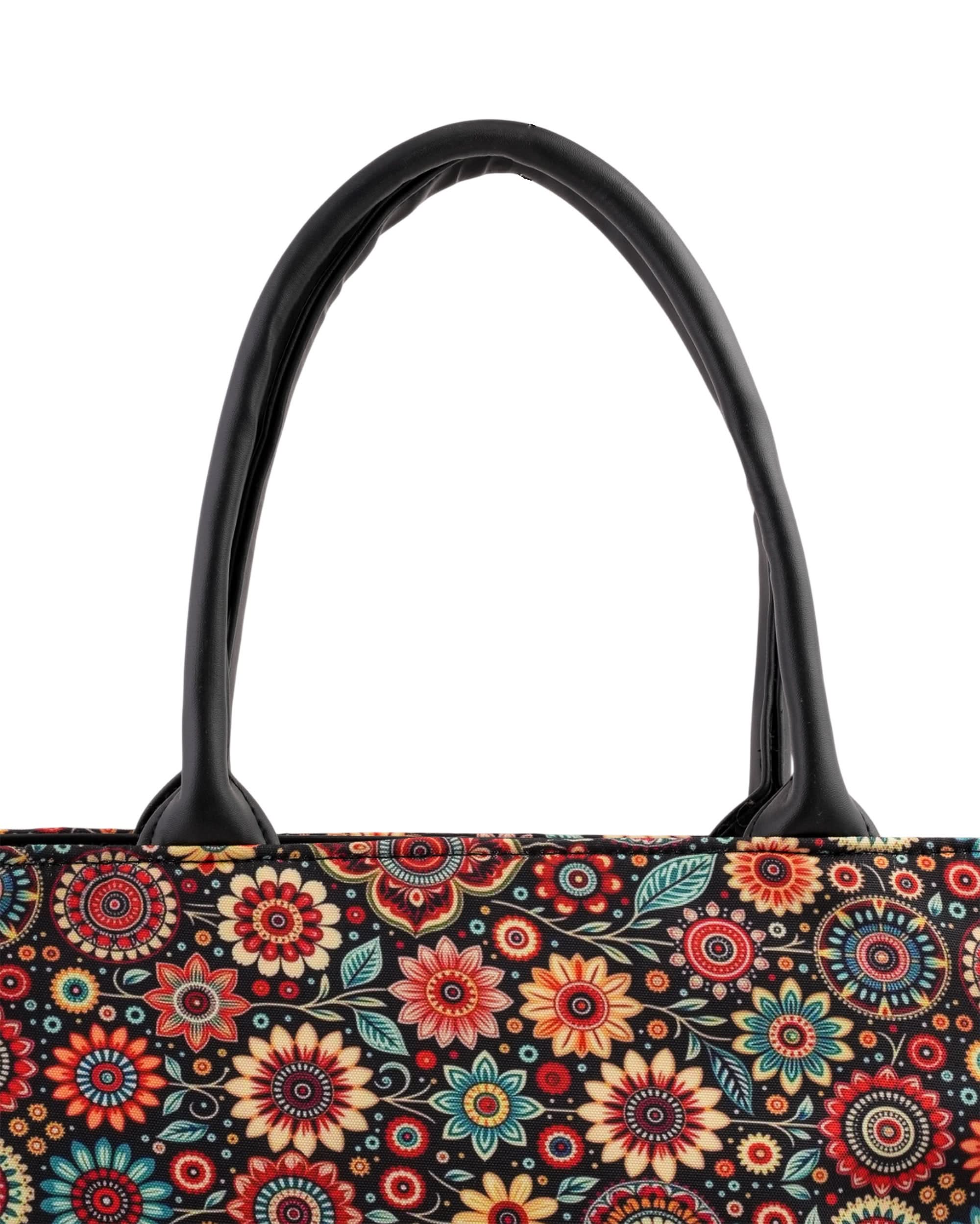 Women's Canvas Rexine Tote Bag, Women Bags, Chase Value, Chase Value