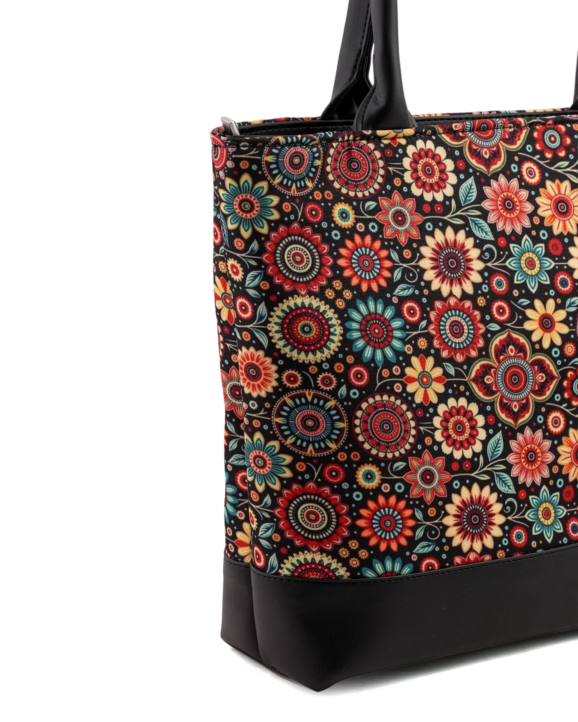 Women's Canvas Rexine Tote Bag, Women Bags, Chase Value, Chase Value