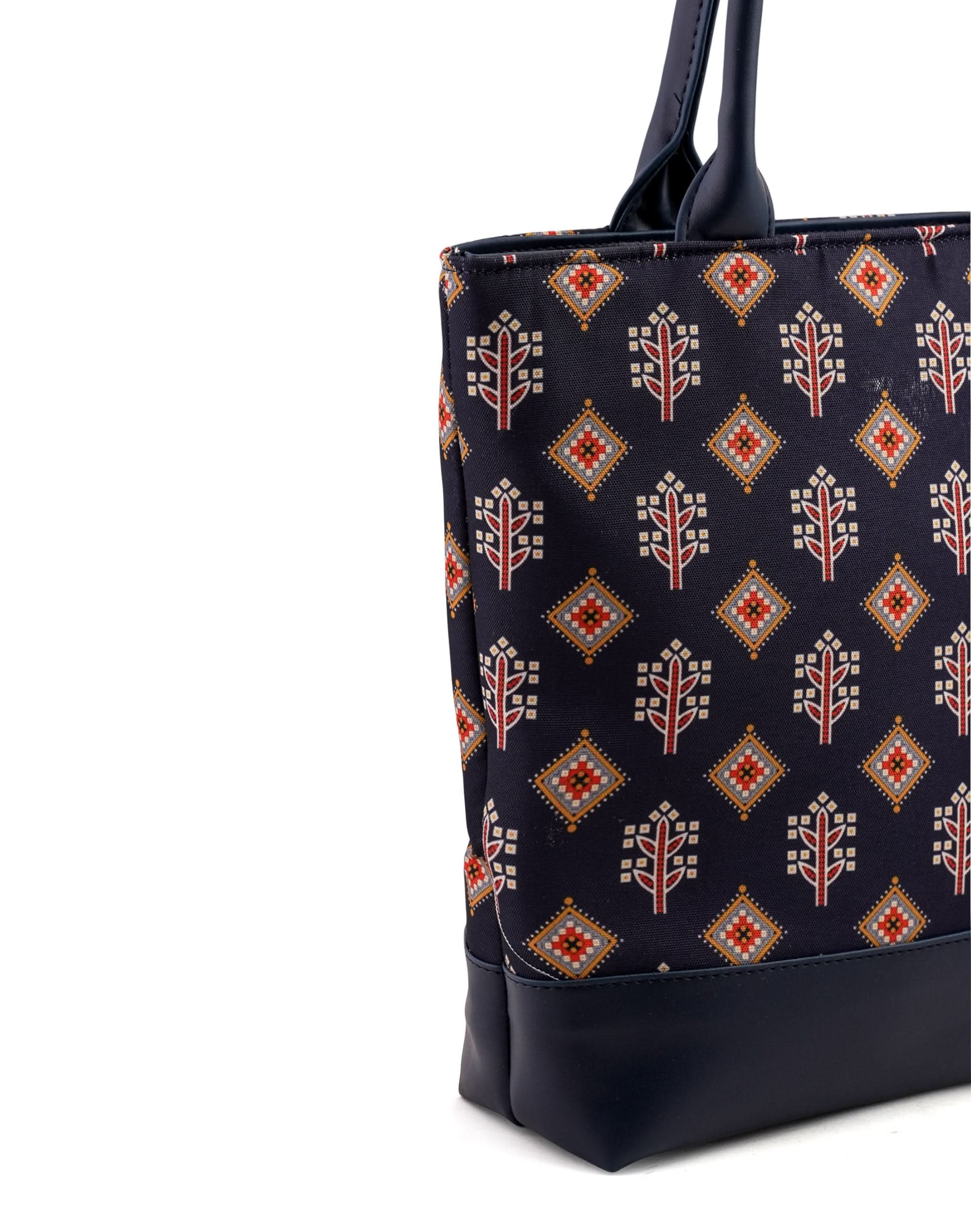 Women's Canvas Rexine Tote Bag, Women Bags, Chase Value, Chase Value