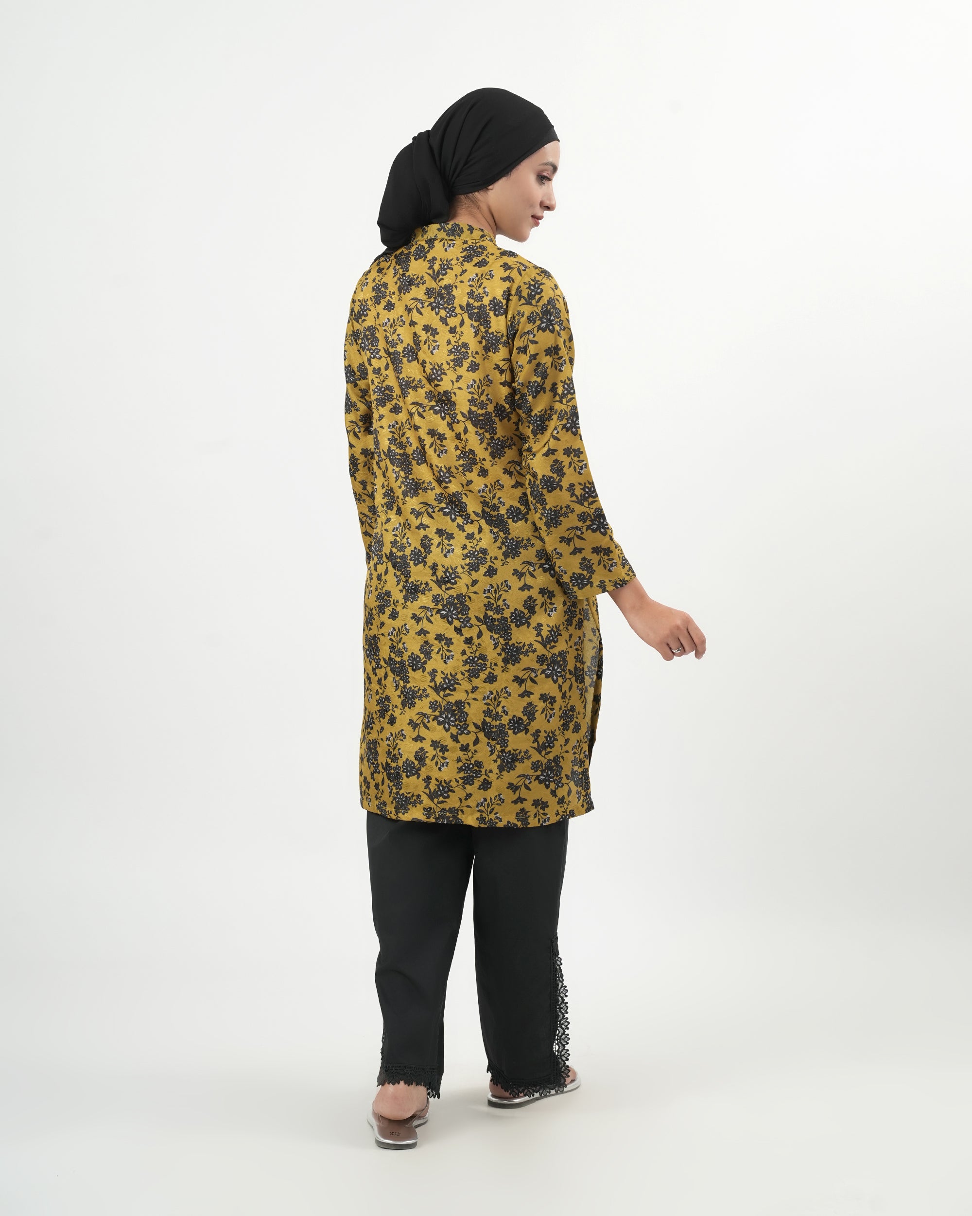 Valuables Women's Printed Jacquard Kurti