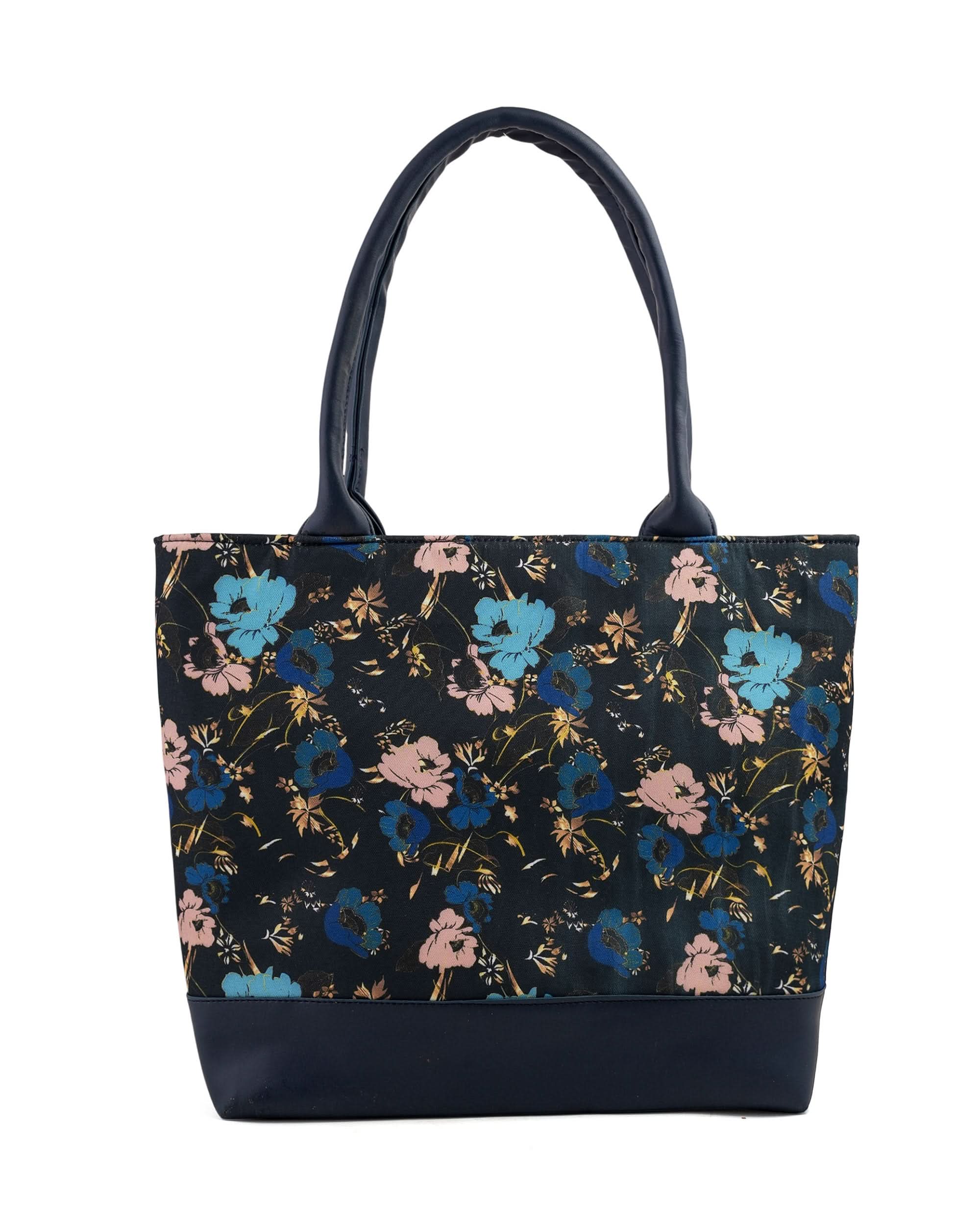 Women's Canvas Rexine Tote Bag, Women Bags, Chase Value, Chase Value