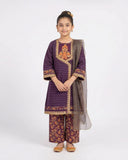 Girl’s 3Pcs Suit, Girls Shalwar Kameez, Chase Value, Chase Value