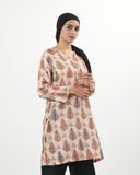 Valuables Women's Printed Jacquard Kurti