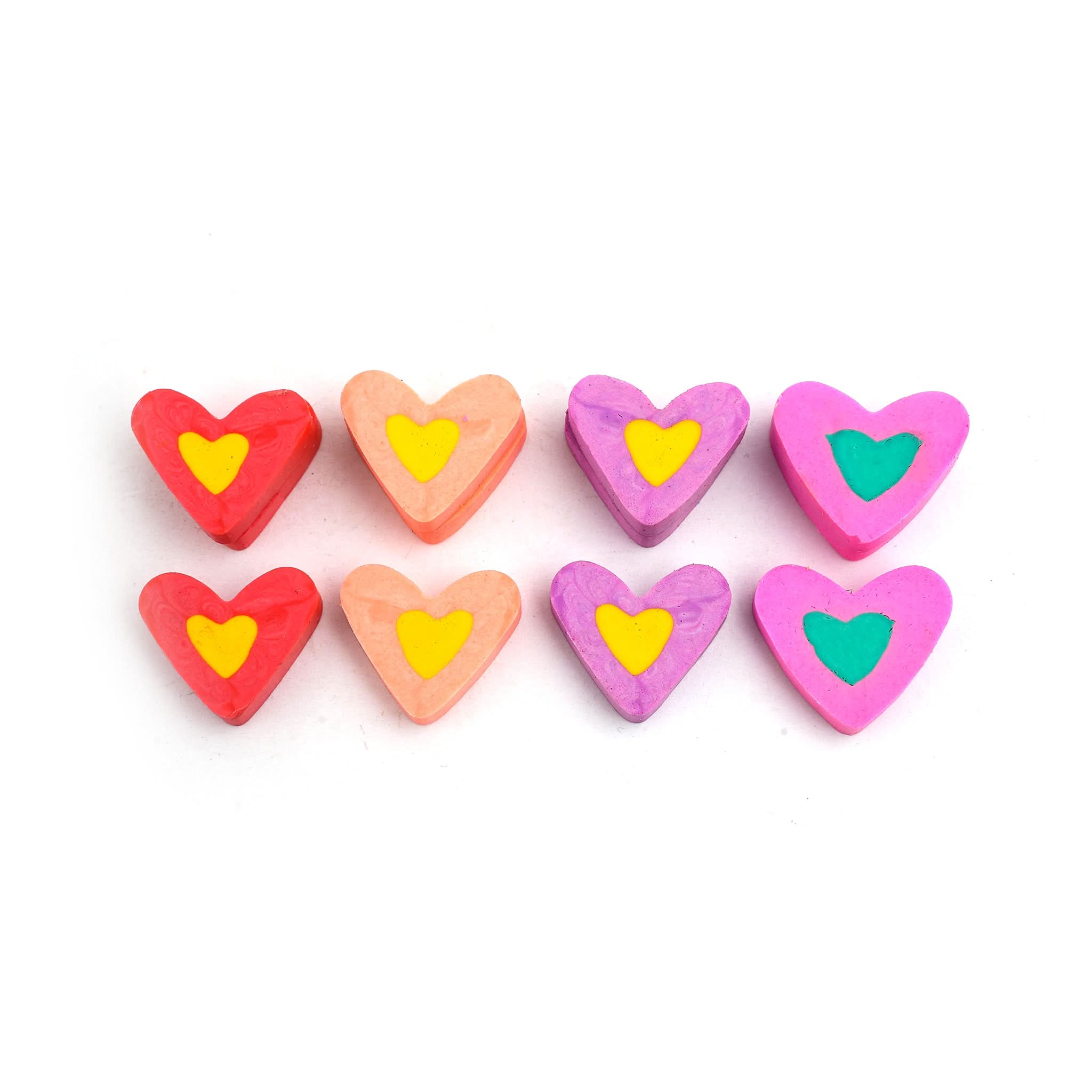 Heart Shape Deer Eraser Pack of 12, Stationery Supplies, Deer, Chase Value